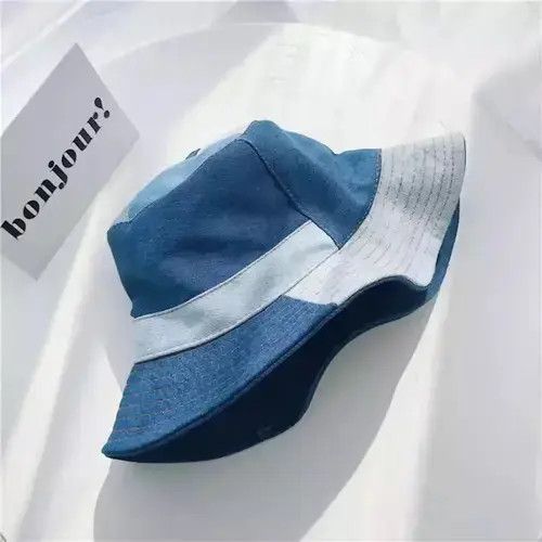 Other Multi Pattern Reconstructed Denim Bucket Hat Size ONE SIZE - 3 Thumbnail