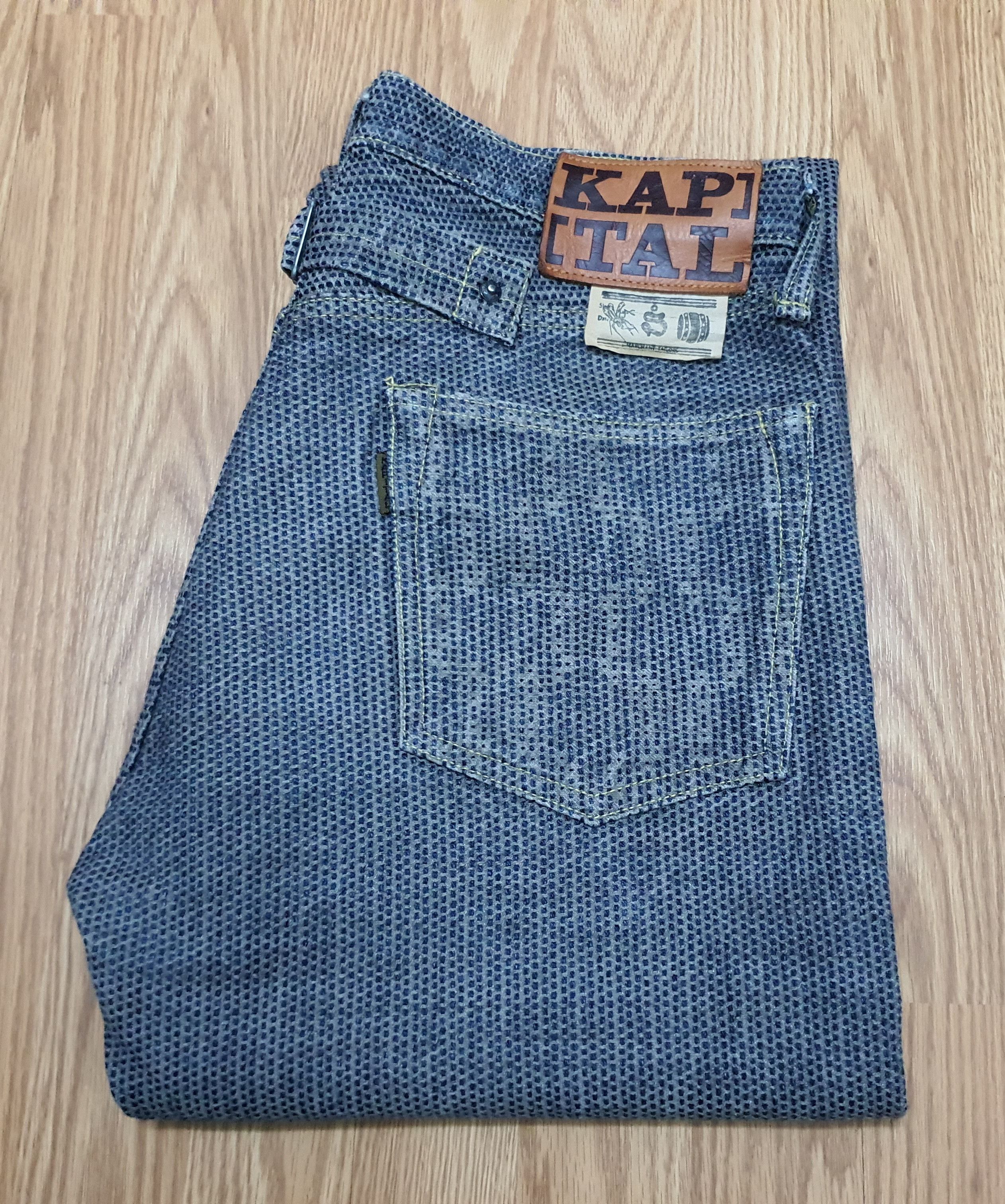 Kapital Waist 31" Kapital Century Denim Monkey Cisco Jeans Sashiko Size US 31 - 15 Thumbnail