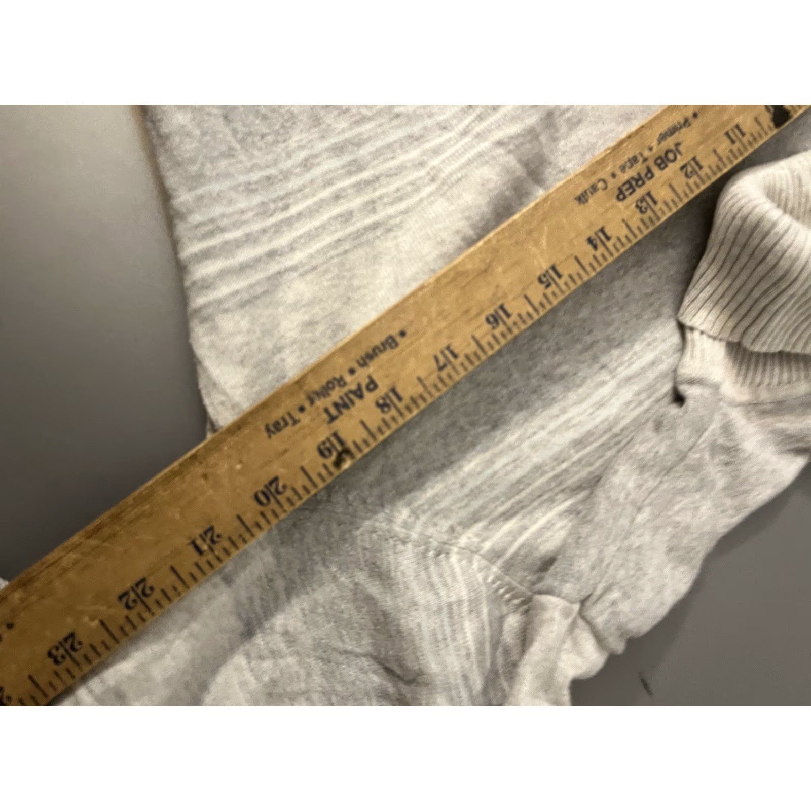 Eddie Bauer Eddie Bauer Striped White Gray Charcoal Lightweight Turtleneck Sweater XL Cotton Size XL / US 12-14 / IT 48-50 - 5 Thumbnail
