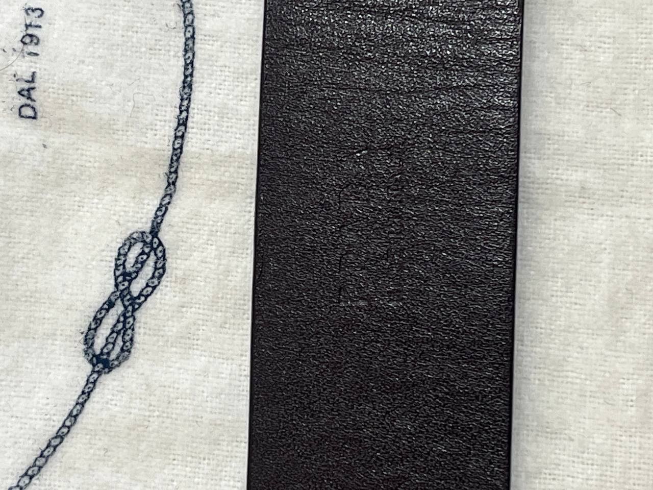 Prada Vintage Prada Dark Brown Leather Belt w/ Silver Size 80/32) Size ONE SIZE - 2 Thumbnail