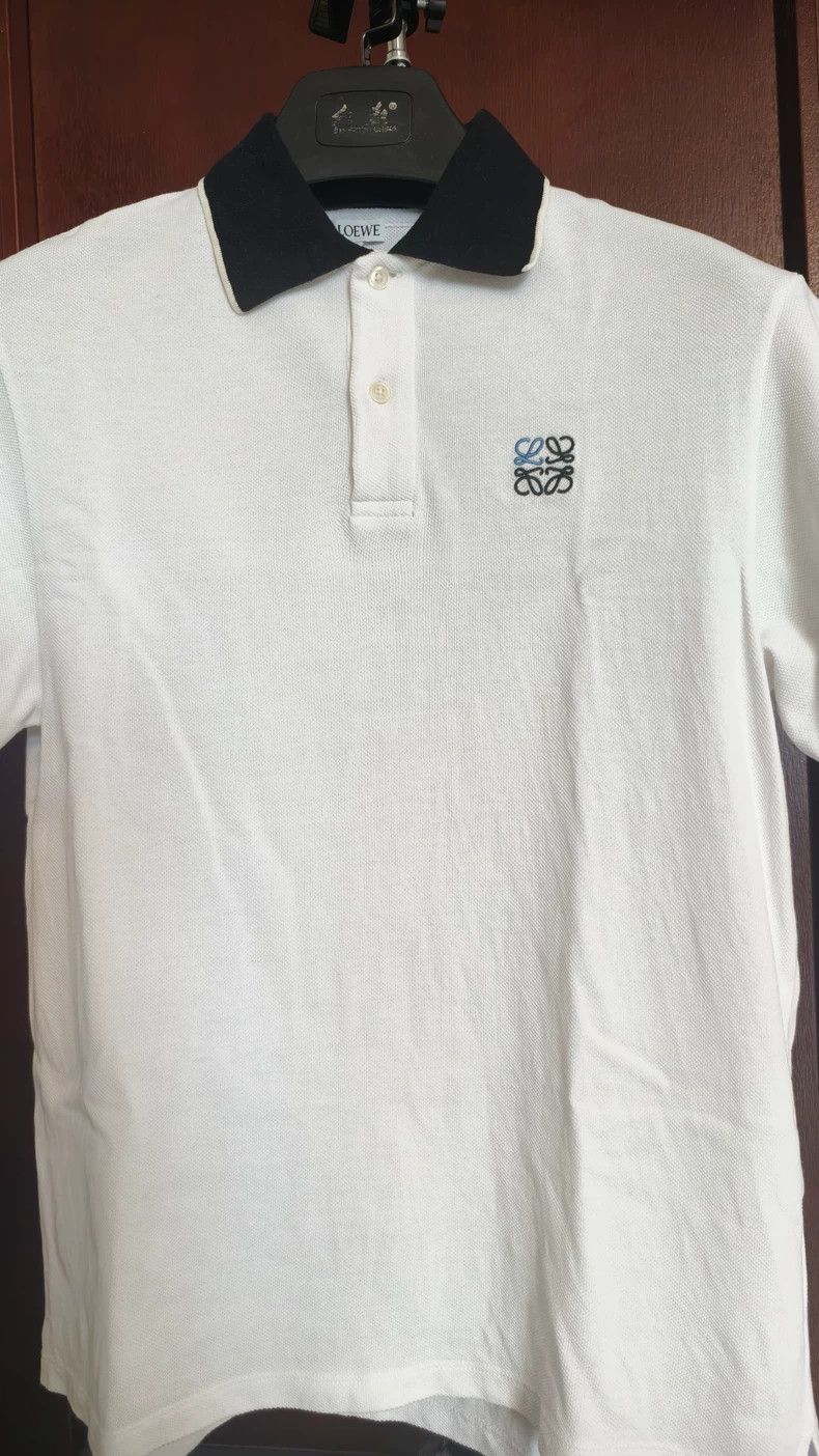 Loewe LOEWE White polo shirt Size M / US 6-8 / IT 42-44 - 2 Thumbnail