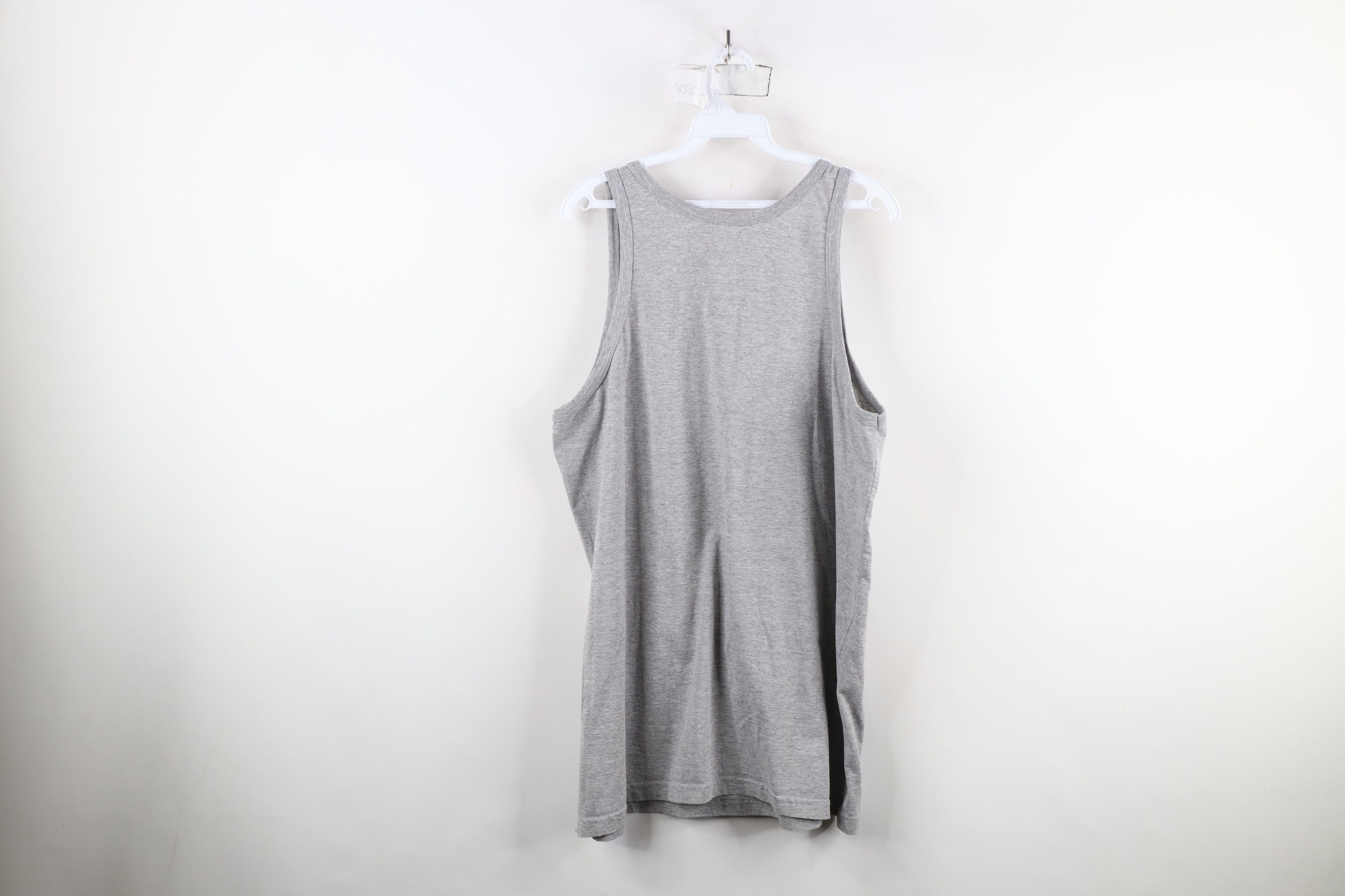 Vintage Vintage 90s Streetwear Blank Tank Top T-Shirt Heather Gray Size US XL / EU 56 / 4 - 8 Thumbnail