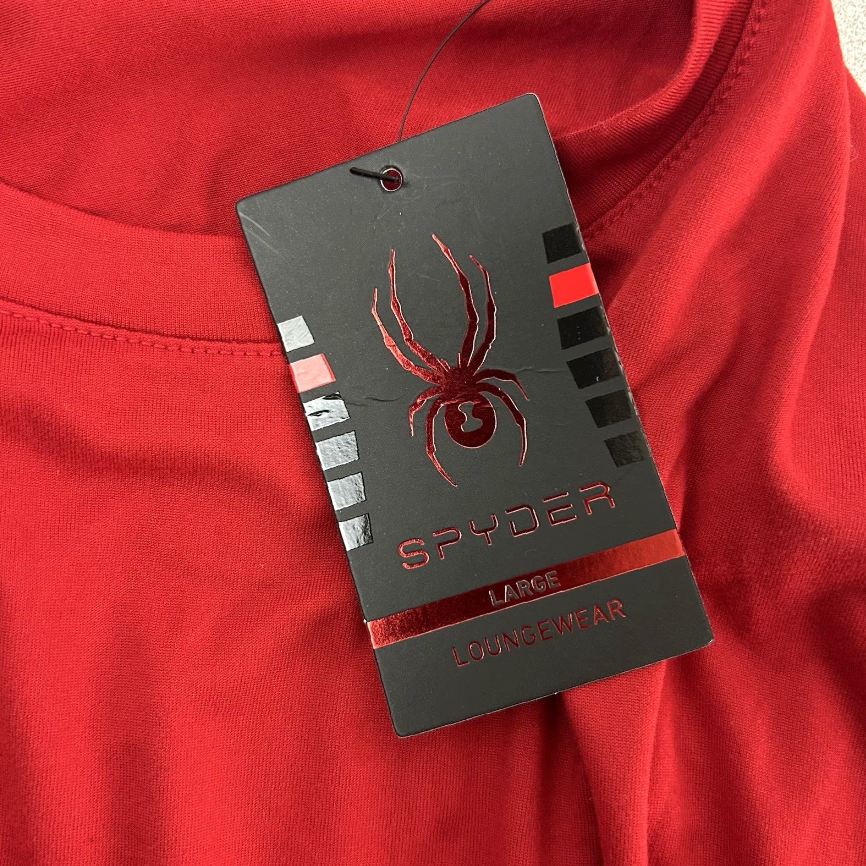 Spyder Spyder Athletic Mens Large Red T-Shirt Running Training Loungewear Athleisure Size US L / EU 52-54 / 3 - 4 Thumbnail