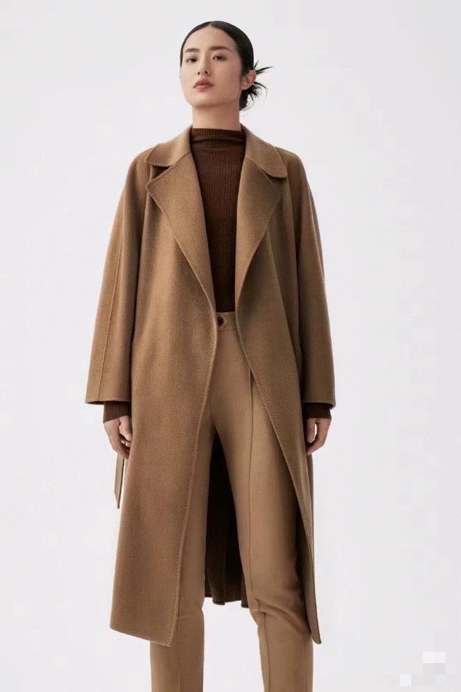 Max Mara Max Mara Camel Cashmere Long Coat Size S / US 4 / IT 40 - 6 Thumbnail