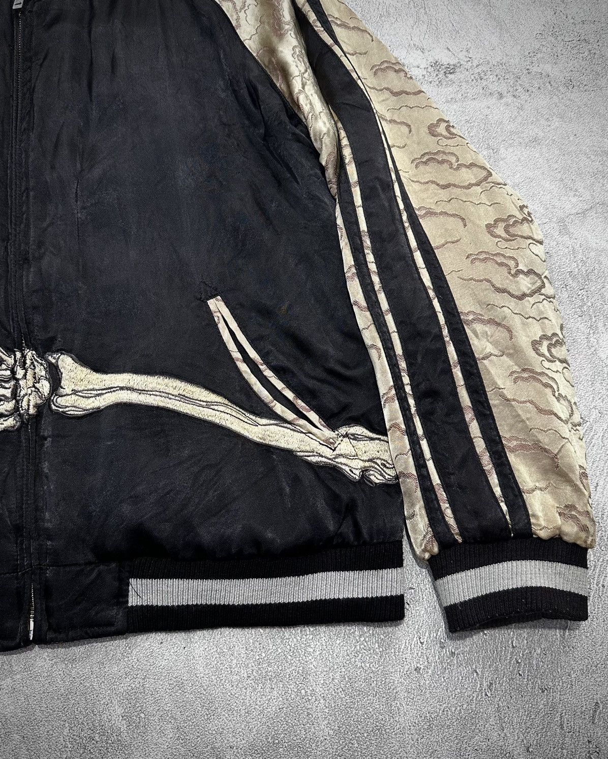 Japanese Brand × Toyo Enterprises Japanese Clasic Script Giant Skeleton Reversible Jacket Size US M / EU 48-50 / 2 - 4 Thumbnail