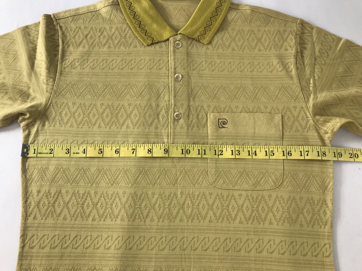 Pierre Cardin 90s Pierre Cardin Paris Tricot Polo Tee T-Shirt Design Size US S / EU 44-46 / 1 - 9 Thumbnail