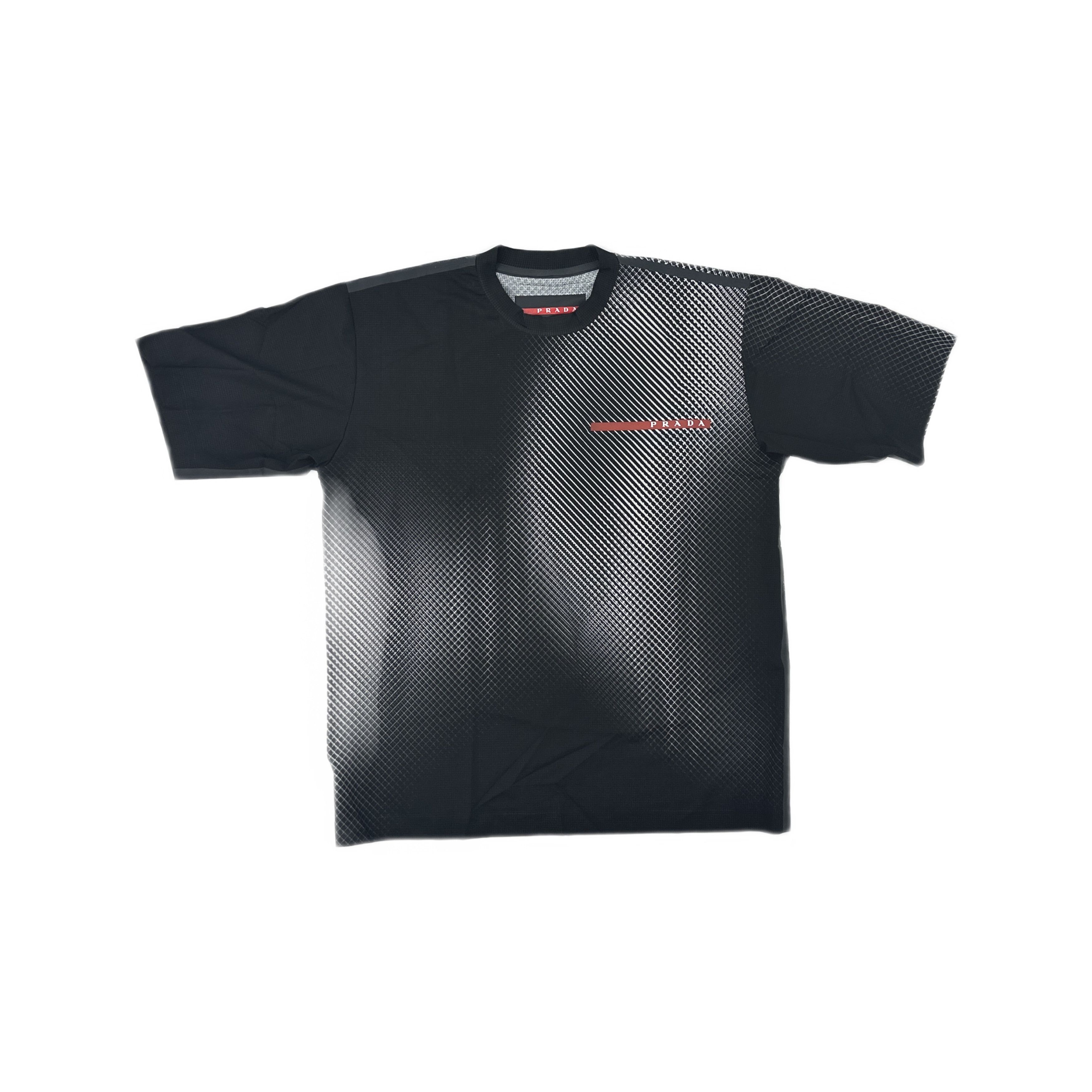 Prada Last drop! Prada t-shirt geometric print AW14 | Grailed