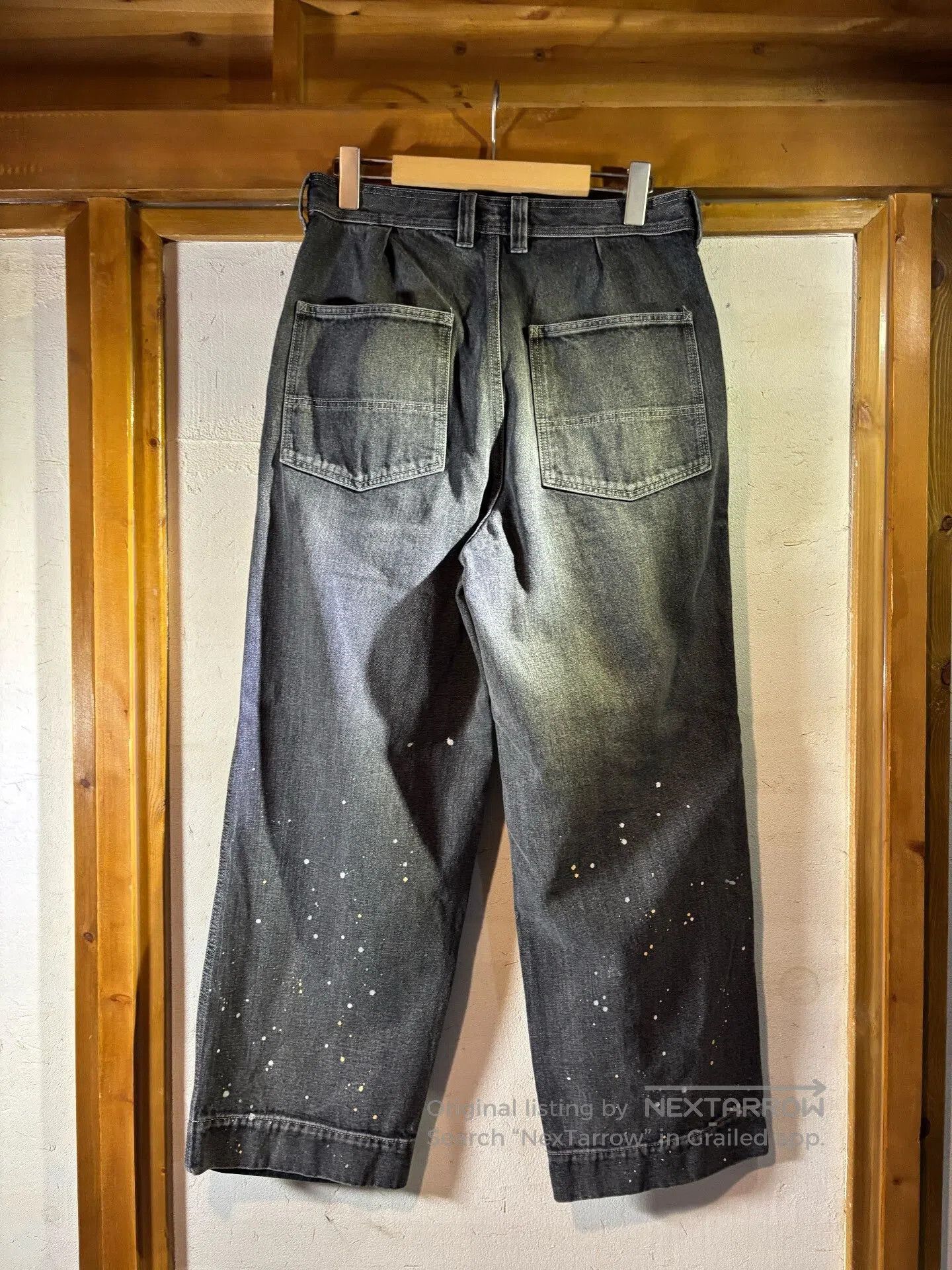 Journal Standard Relume Double Pleat Splatter Jeans. Size US 34 / EU 50 - 6 Thumbnail