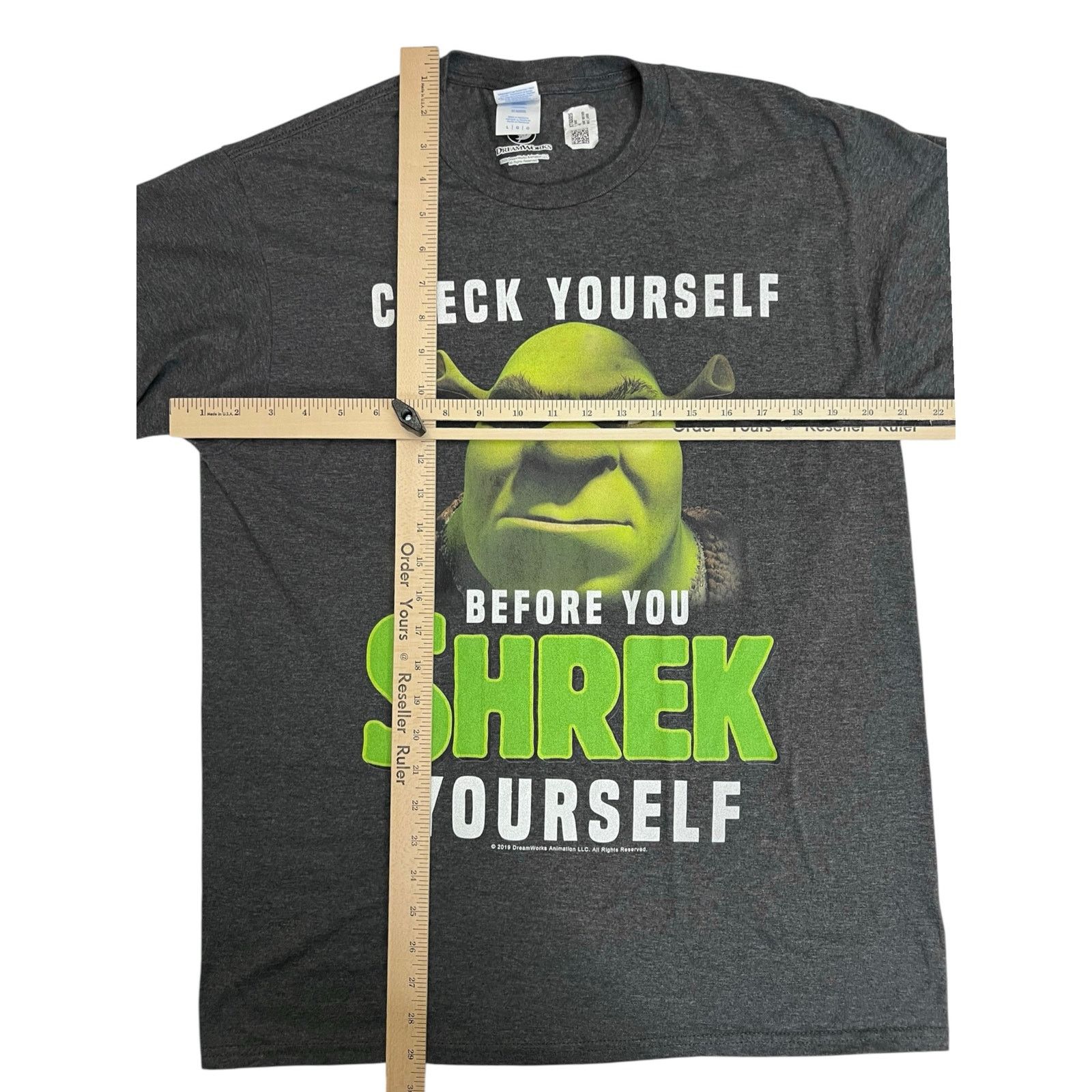 Other Shrek T-Shirt Check Yourself Before You Shrek Yourself Large Size US L / EU 52-54 / 3 - 12 Thumbnail