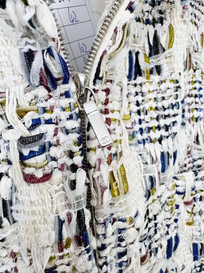 Chanel Chanel Woven Waterfall Series Woven Vest Jacket Size M / US 6-8 / IT 42-44 - 4 Thumbnail