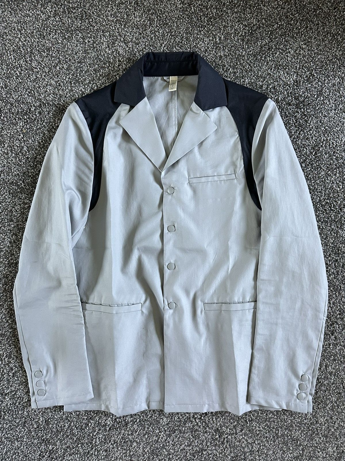 Miu Miu Miu Miu SS2000 Contrast Paneled Blazer Size US S / EU 44-46 / 1 - 3 Thumbnail