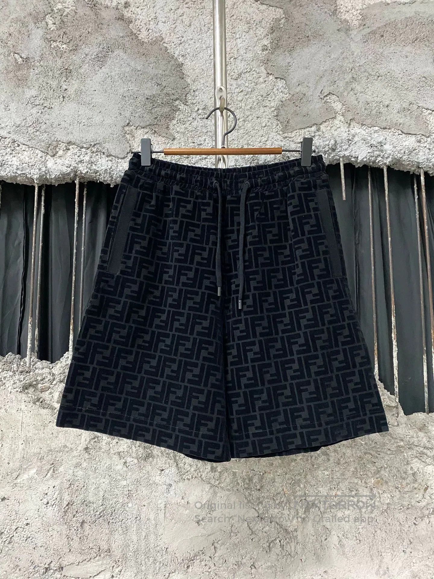 Fendi fendi velvet logo shorts size 46. Size US 30 / EU 46 - 1 Thumbnail
