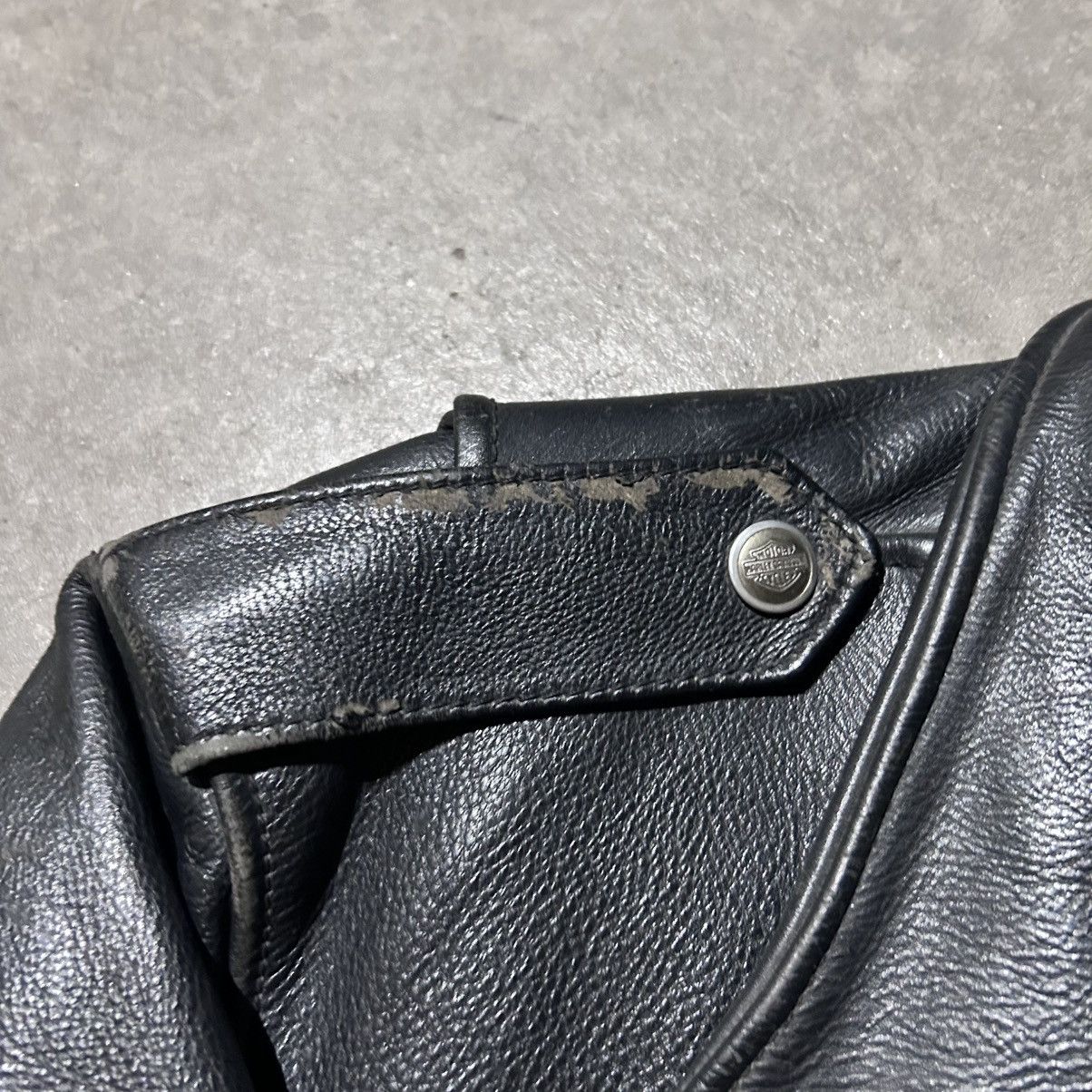 Harley Davidson Vintage Harley Davidson leather biker jacket Size US L / EU 52-54 / 3 - 10 Thumbnail
