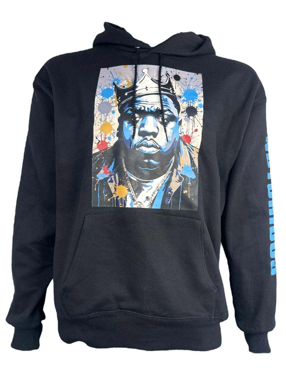 Jordan Craig MEN Hoodie Sweatshirt- Biggie Notorius - Black Size US L / EU 52-54 / 3 - 3 Thumbnail