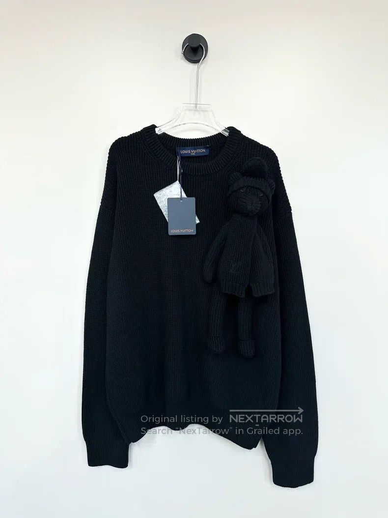 Louis Vuitton Louis Vuitton Black teddy bear doll knit sweater Size US M / EU 48-50 / 2 - 1 Thumbnail