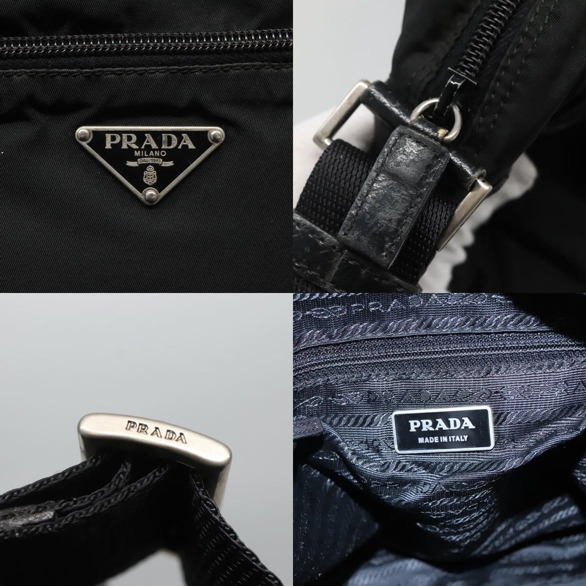 Prada PRADA Shoulder Bag Nylon Black Size ONE SIZE - 11 Thumbnail