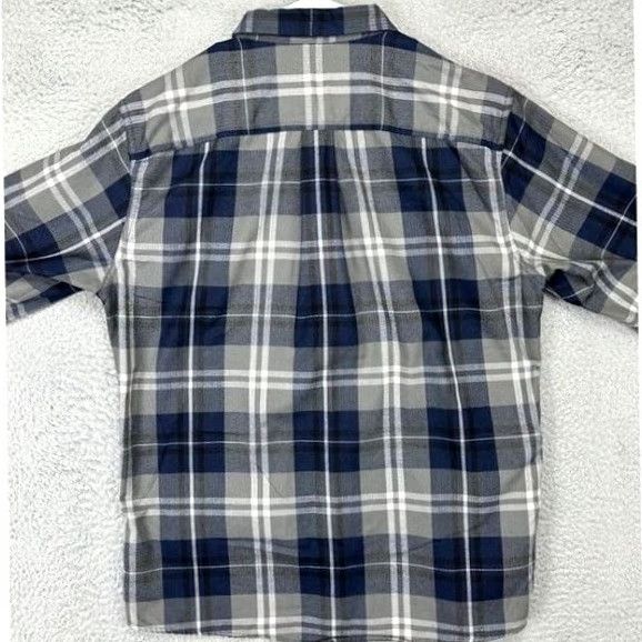 Eddie Bauer Eddie Bauer Button-Up Shirt Mens Medium Blue/Gray Plaid Flap Pockets NEW Size US M / EU 48-50 / 2 - 4 Thumbnail