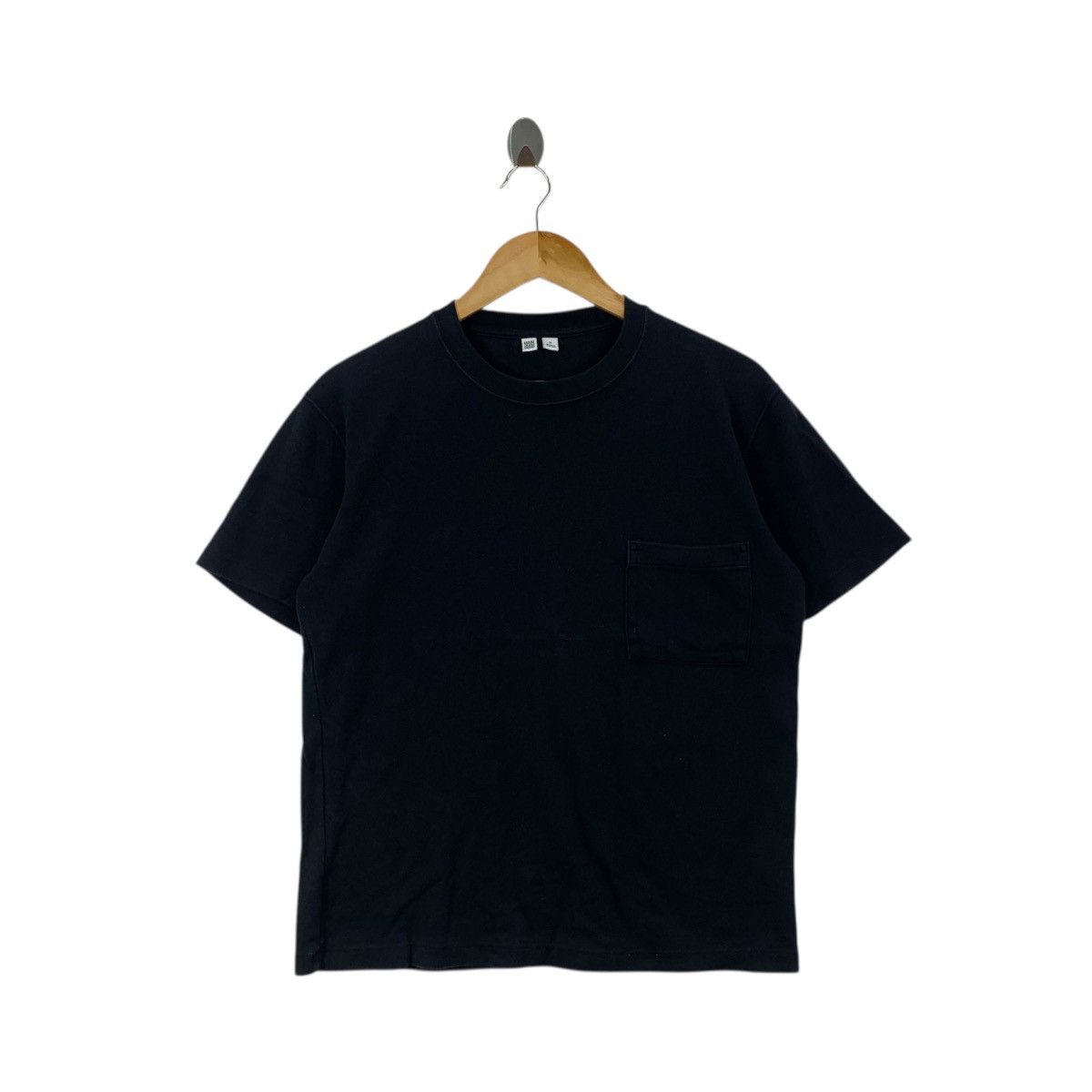 Lemaire LEMAIRE x UNIQLO COLLECTION Plain Black Tee Shirt Top UUU Size M / US 6-8 / IT 42-44 - 1 Thumbnail