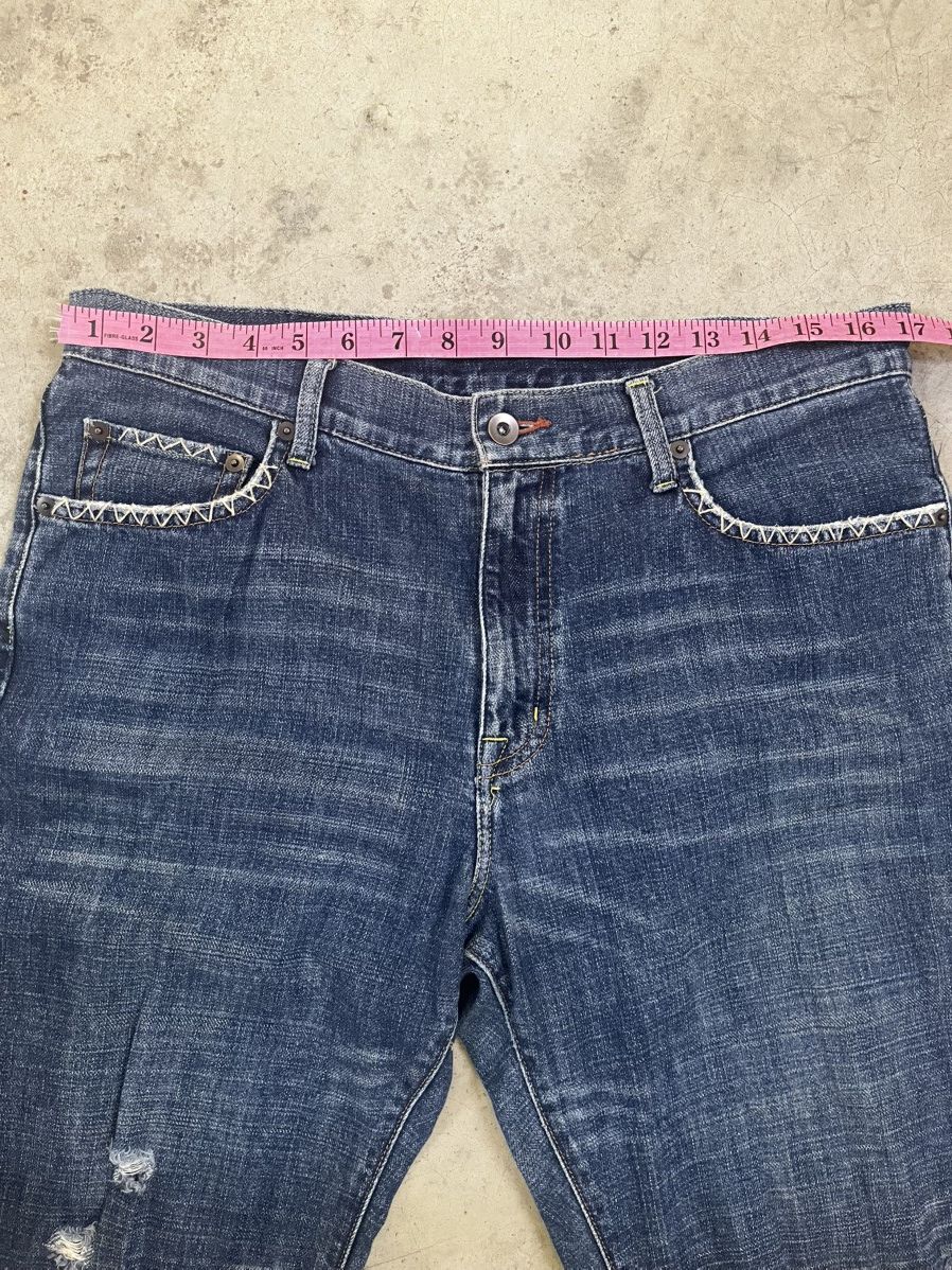 Japanese Brand × Uniqlo × Vintage Flared Jeans Uniqlo Japan Size US 34 / EU 50 - 5 Thumbnail
