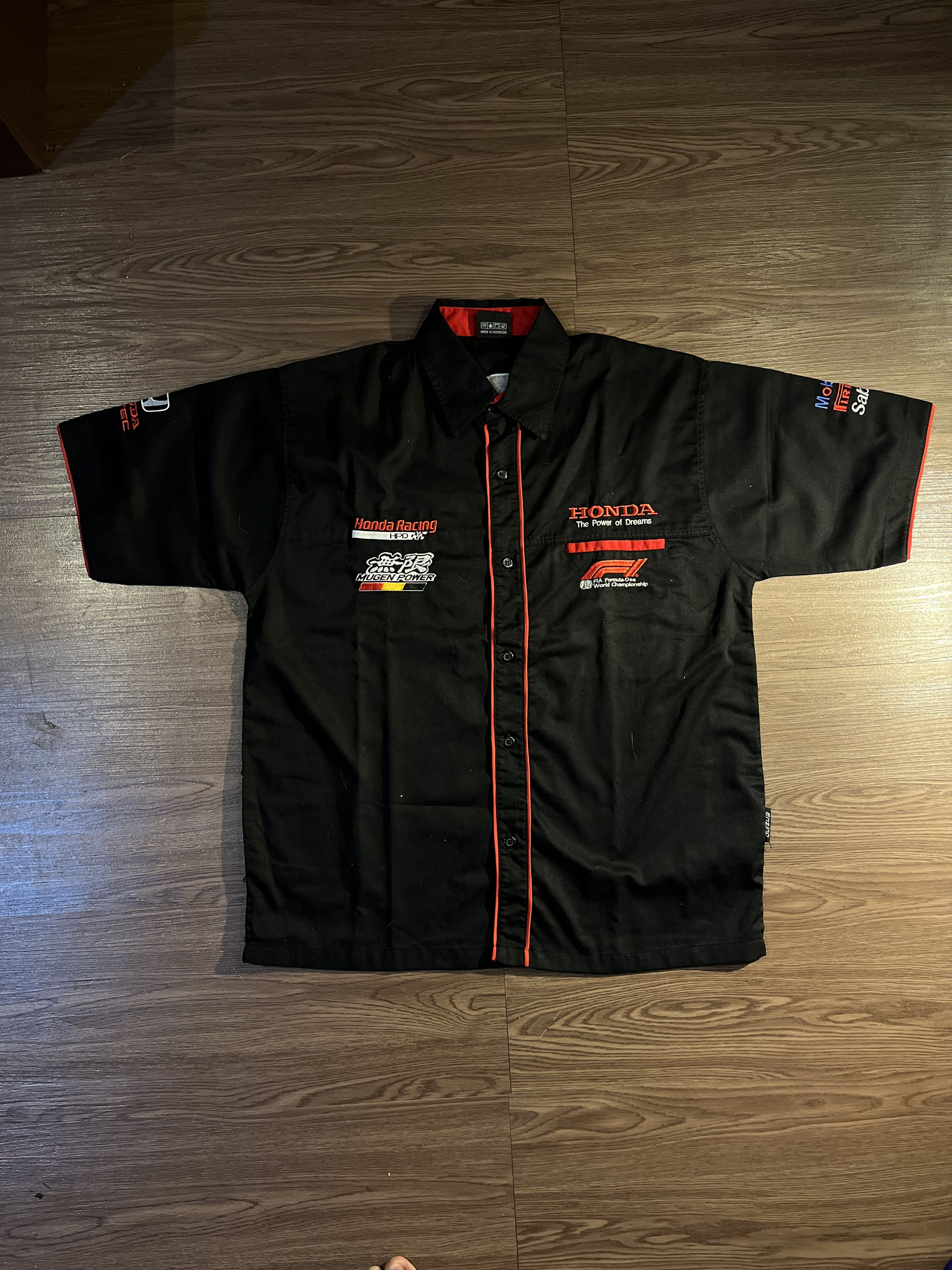 Honda Vintage Honda Mugen F1 team Workshirt Size US XL / EU 56 / 4 - 1 Thumbnail