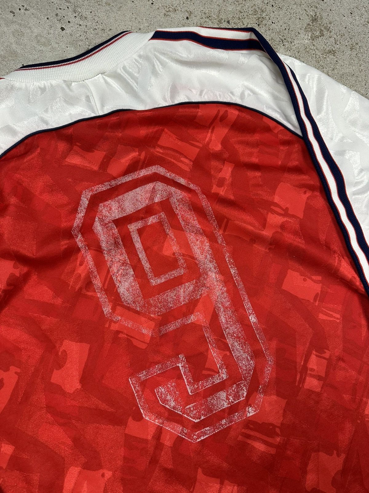 Adidas Vintage 90s Adidas Template Red Long Sleeve Jersey Blokecore Size US L / EU 52-54 / 3 - 14 Thumbnail