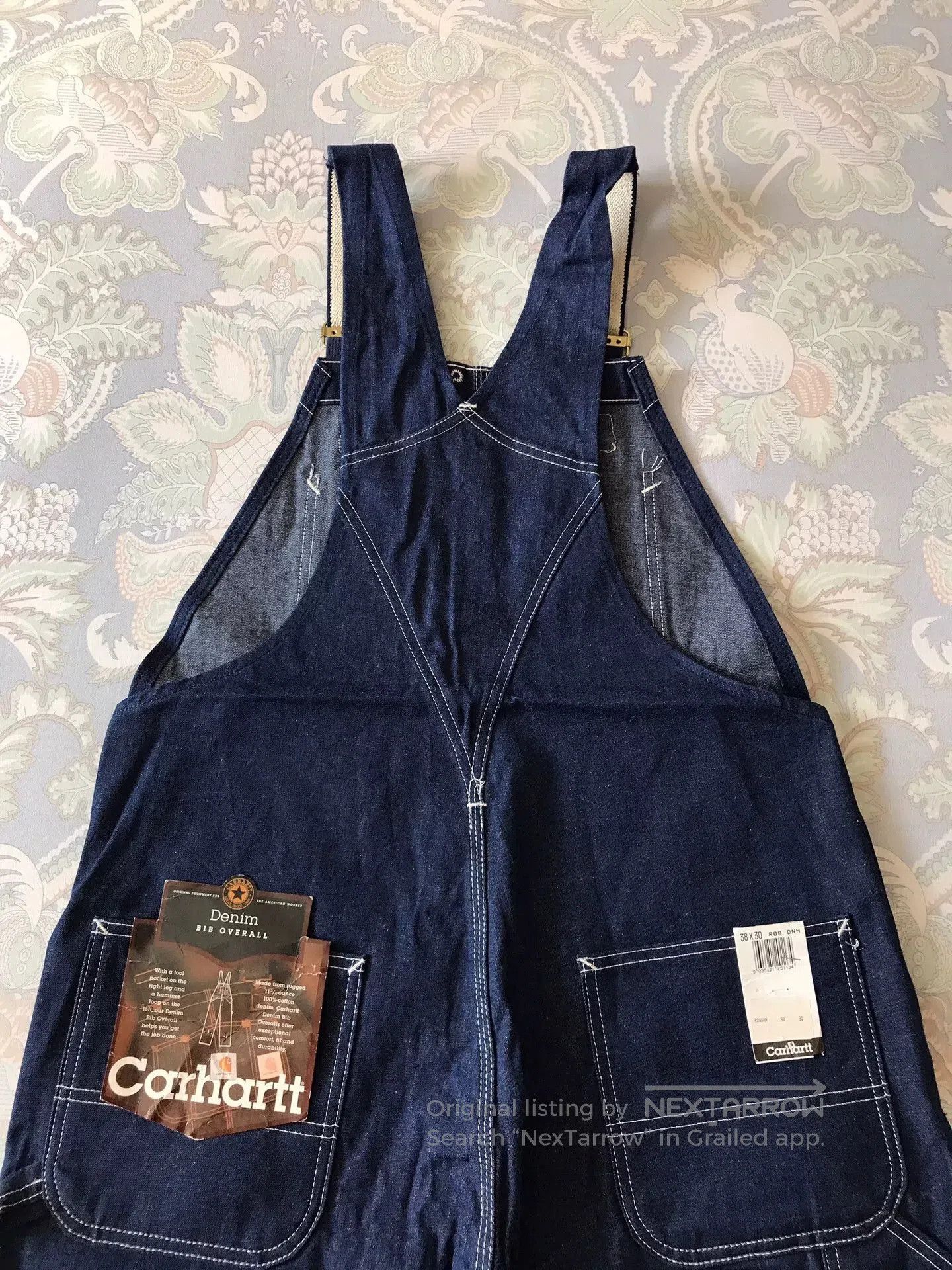 Carhartt Carhartt R08 Denim Overalls USA Made. Size US 38 / EU 54 - 2 Thumbnail
