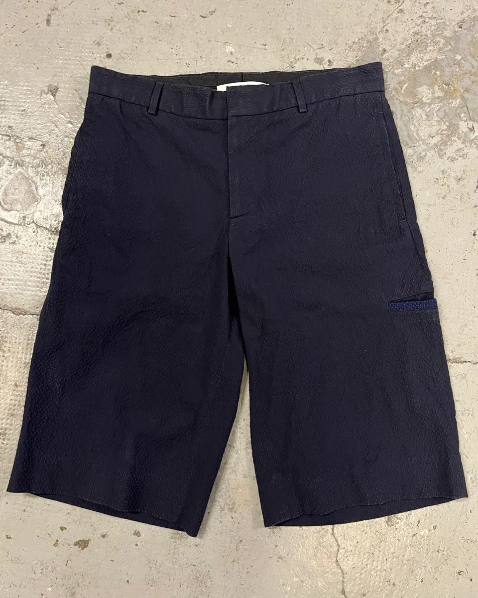 Givenchy × Vintage SS2016 Givenchy Navy Blue Cozy Shorts Size US 31 - 1 Thumbnail