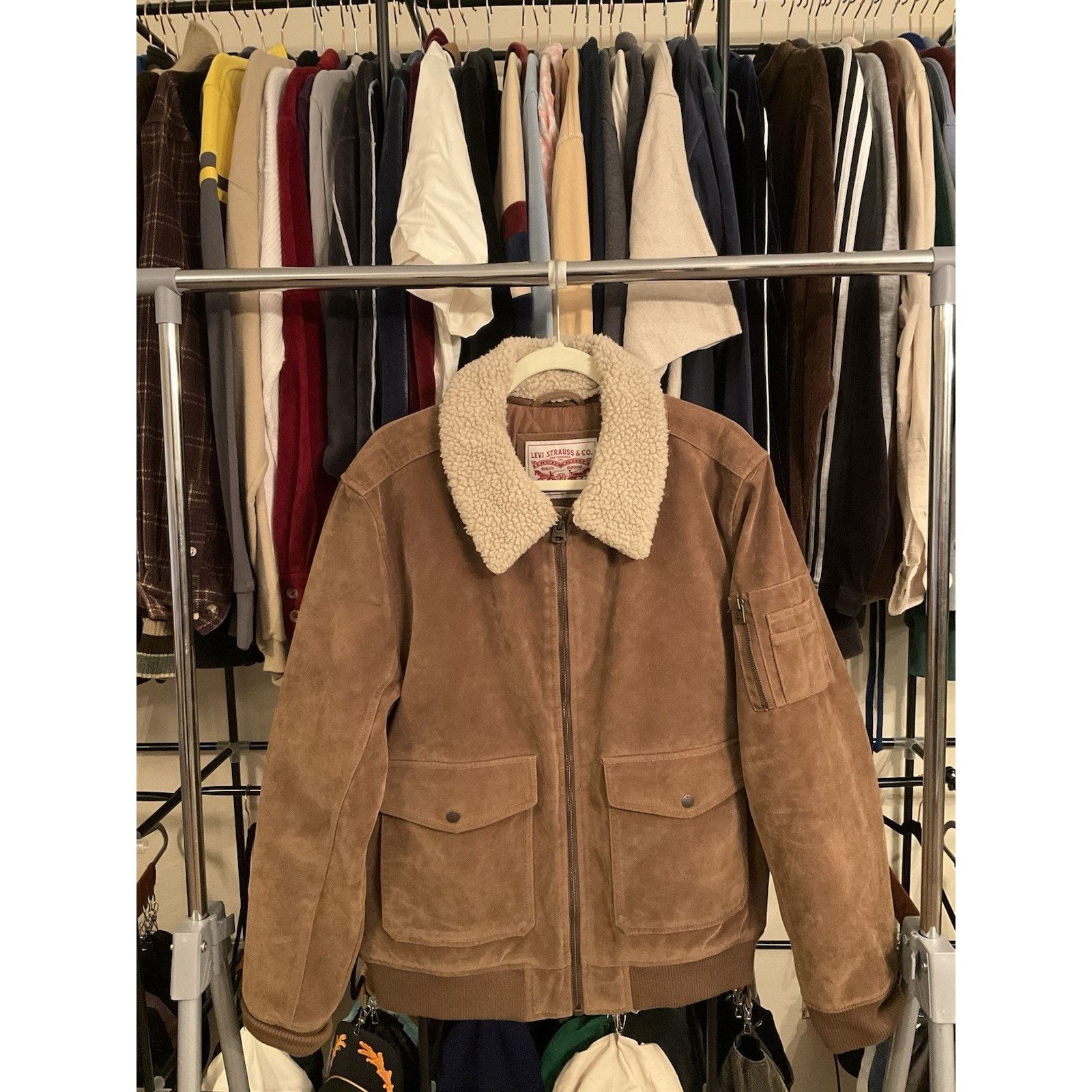 Levi's Levi’s Velvet/Velour Jacket Dress Workwear Streetwear Coat Size US L / EU 52-54 / 3 - 1 Thumbnail