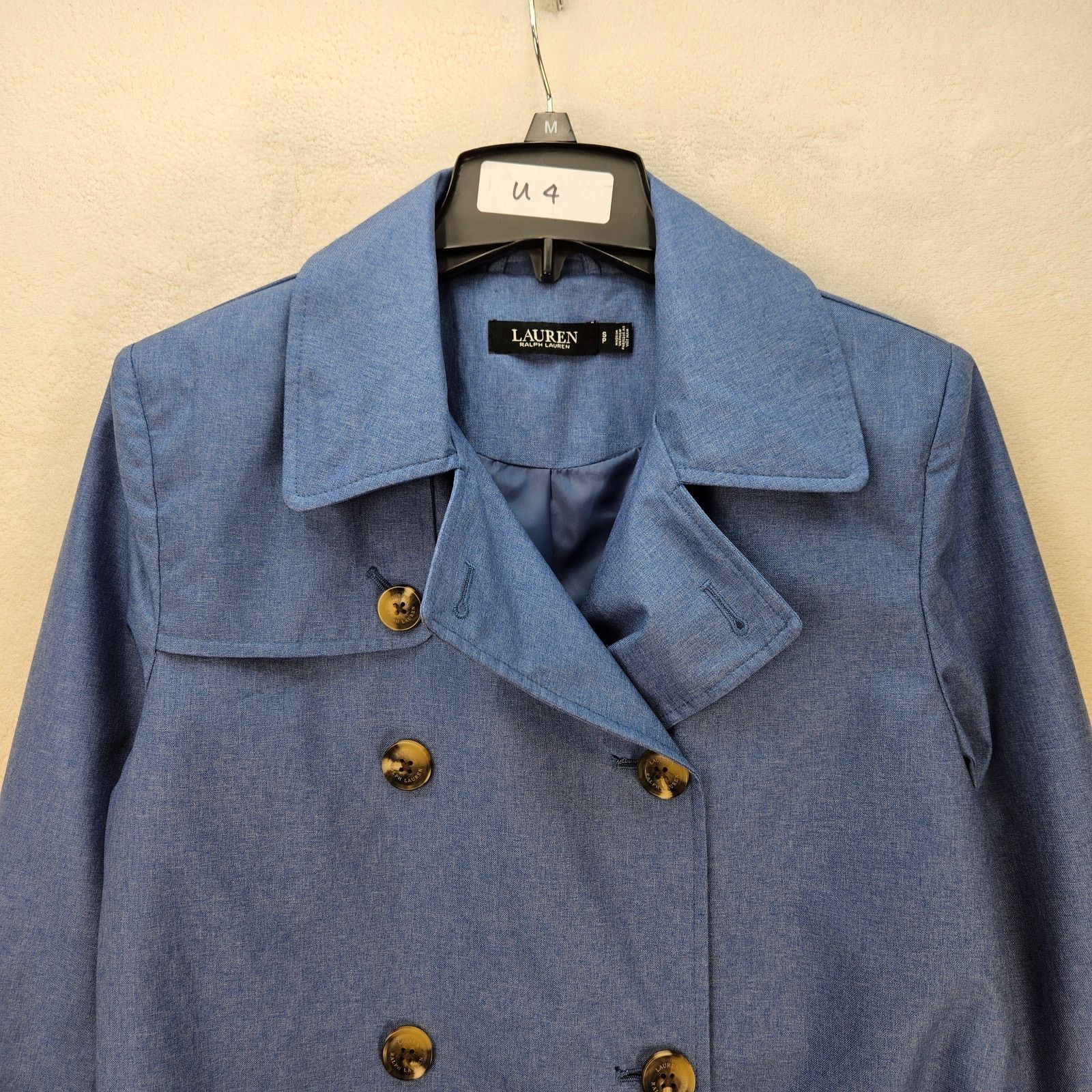 Lauren Ralph Lauren LAUREN RALPH LAUREN WOMEN'S SMALL CHAMBRAY DOUBLE BREASTED Size S / US 4 / IT 40 - 6 Thumbnail
