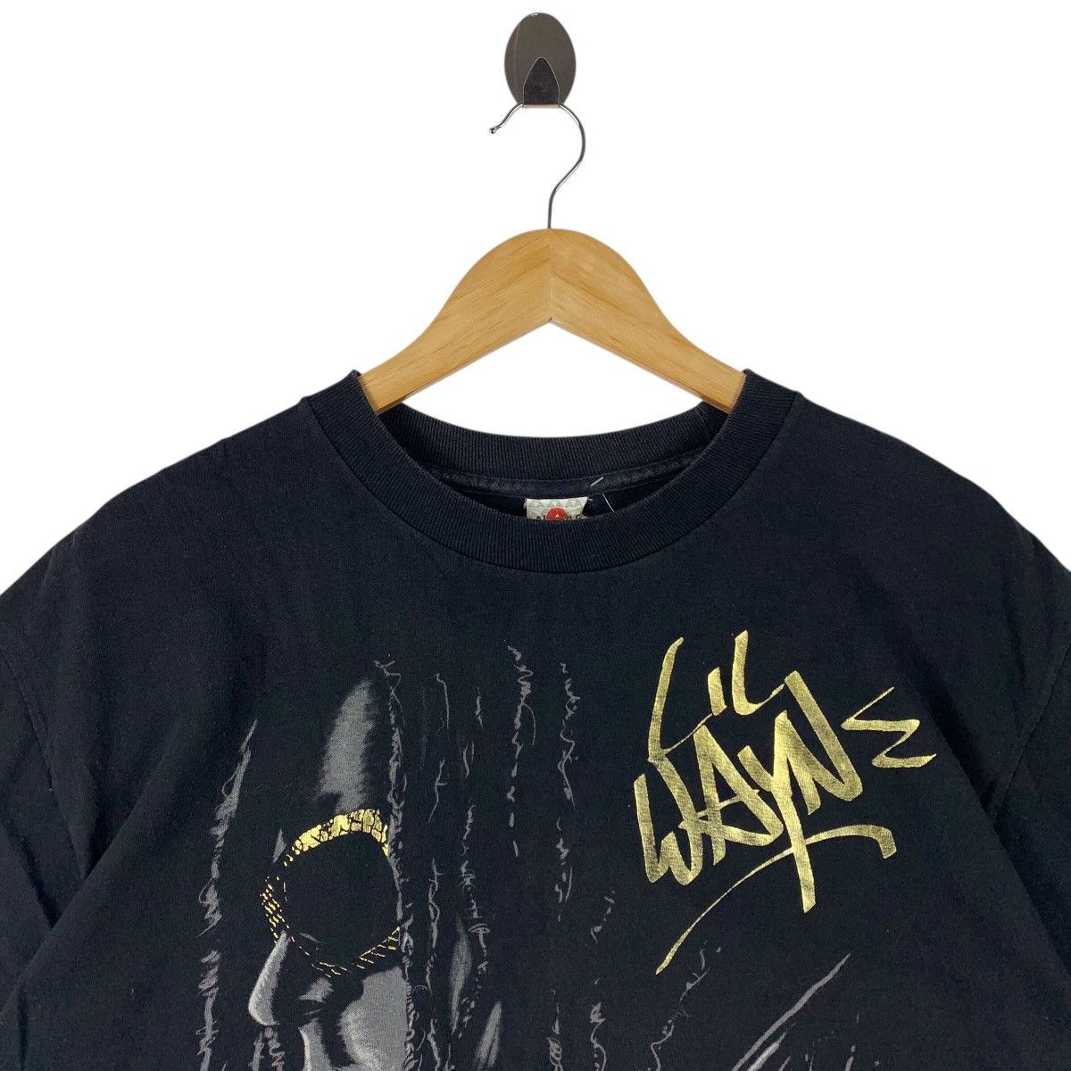 Band Tees × Rap Tees × Vintage Vintage LIL WAYNE Famous american rapper tee Size US L / EU 52-54 / 3 - 2 Thumbnail
