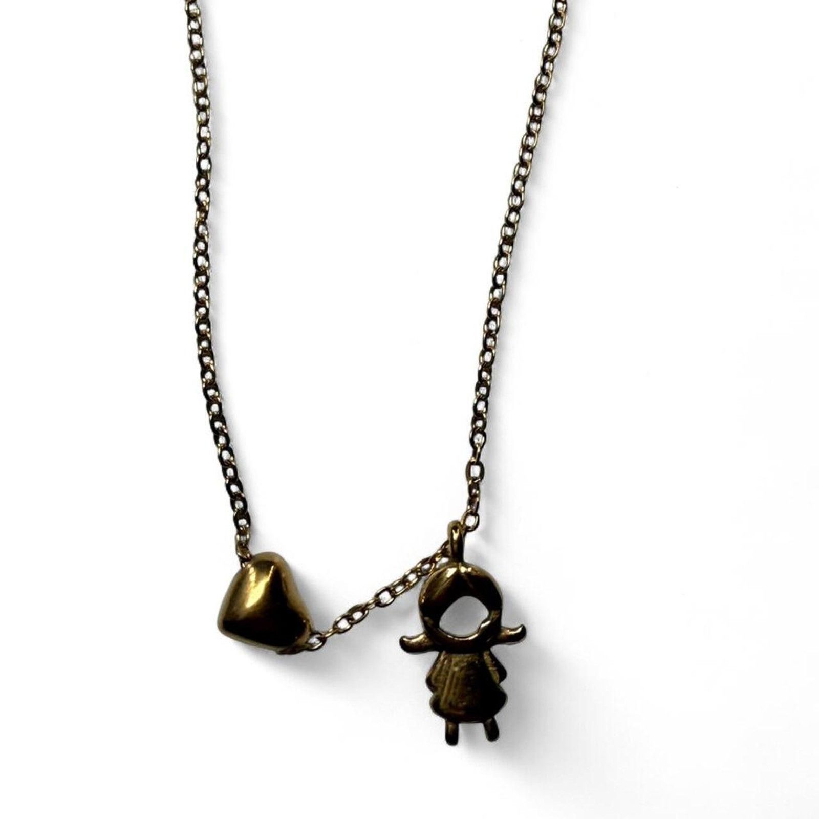 Other Gold Girl Charm Necklace – Dainty Minimalist Pendant Size ONE SIZE - 5 Thumbnail