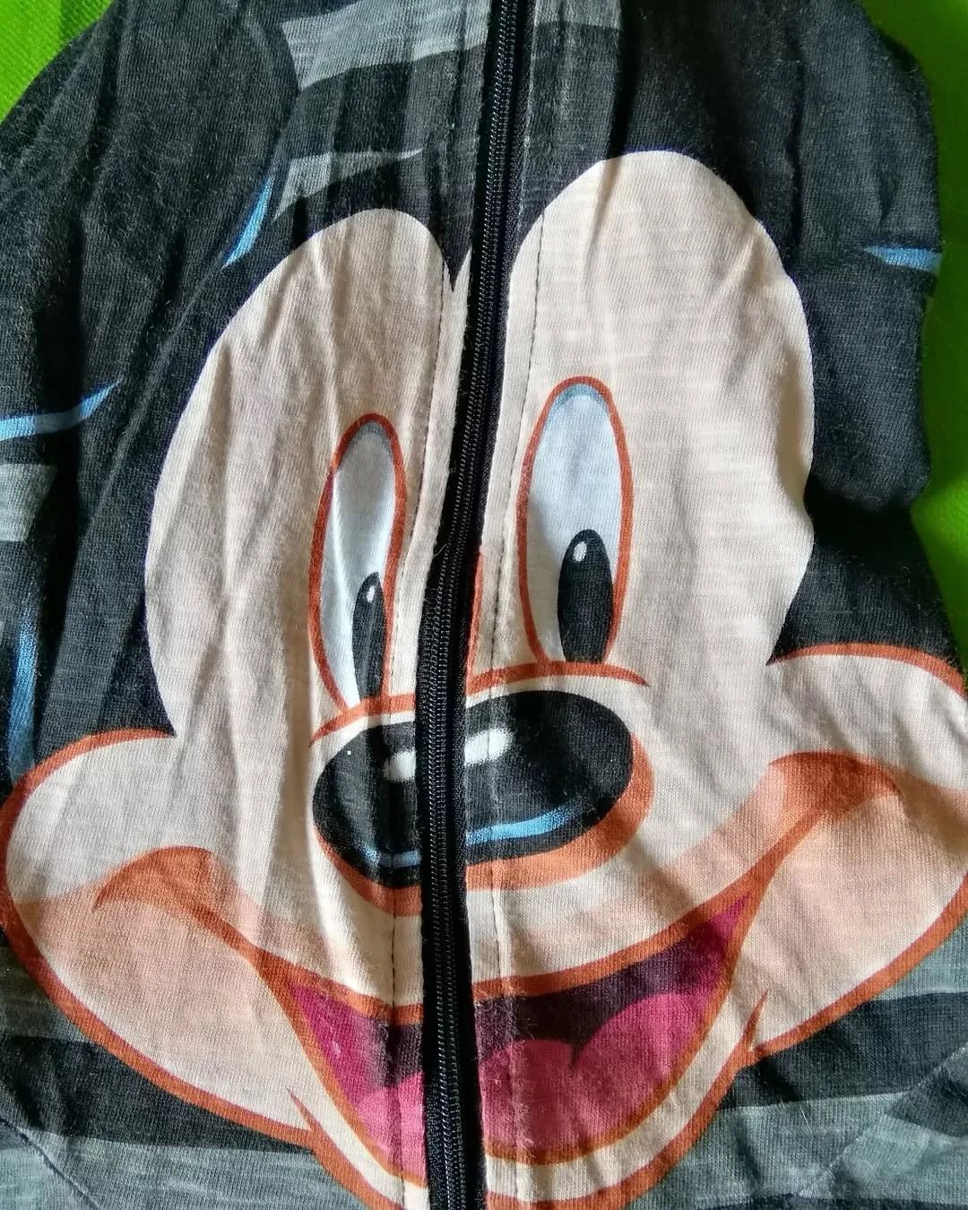 Disney Vintage Y2K Disney Mickey Mouse Full Zip Face Hoodie Size L / US 10 / IT 46 - 3 Thumbnail
