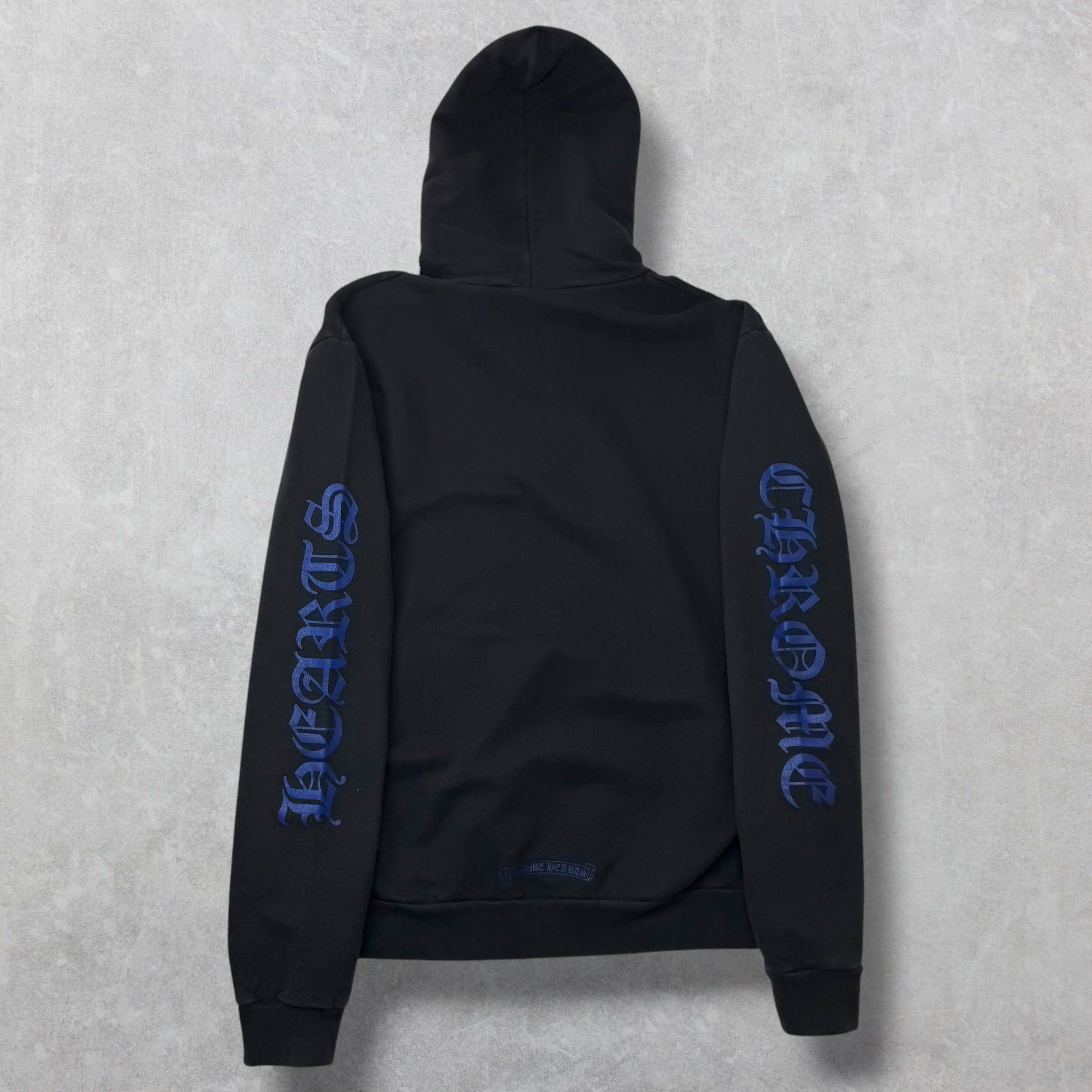 Chrome Hearts Chrome Hearts Blue Vertical Logo Hoodie M Size US M / EU 48-50 / 2 - 2 Thumbnail