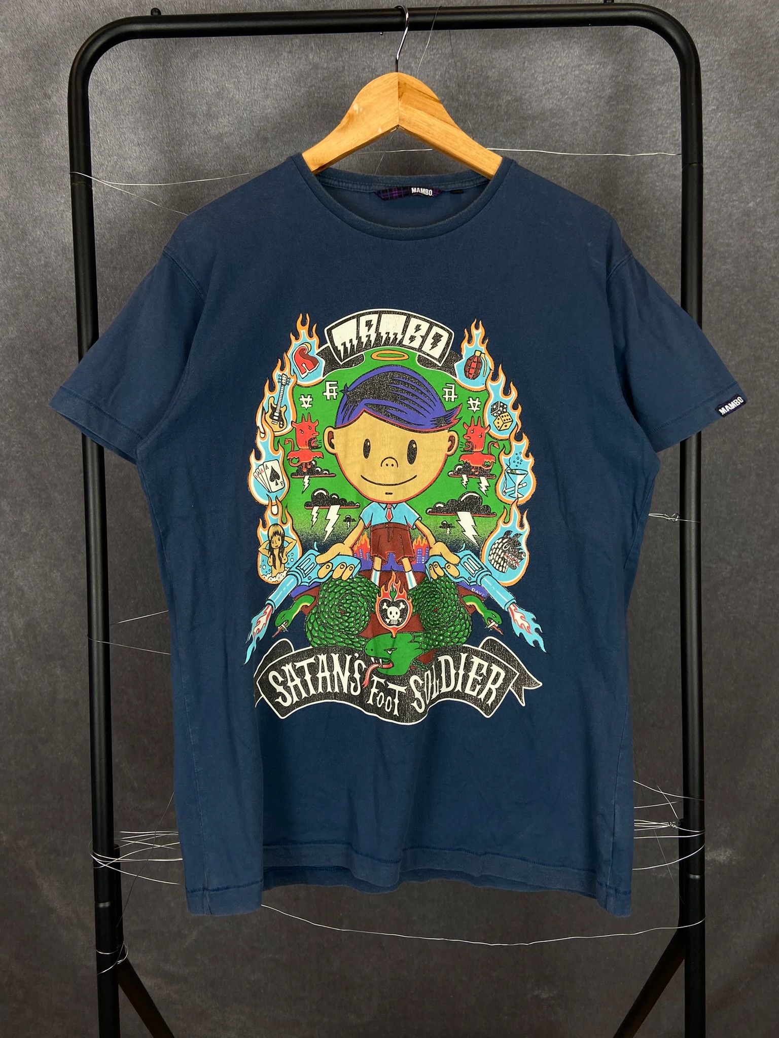 Mambo Tee Mambo Satan’s Foot Soldier Graphic M Size US M / EU 48-50 / 2 - 1 Thumbnail