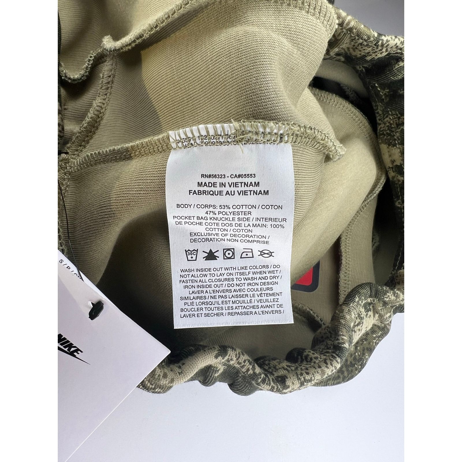 Nike Nike Sportswear Tech Fleece Jogger Sweatpants Camo Green Size US 30 / EU 46 - 10 Thumbnail