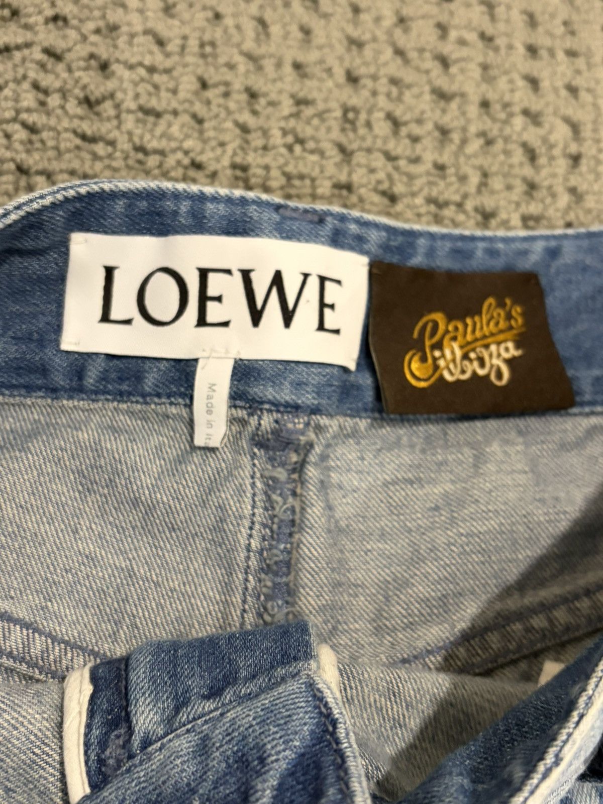 Loewe Loewe wide leg jeans new current style size 6-8 Size 27" / US 4 / IT 40 - 4 Thumbnail