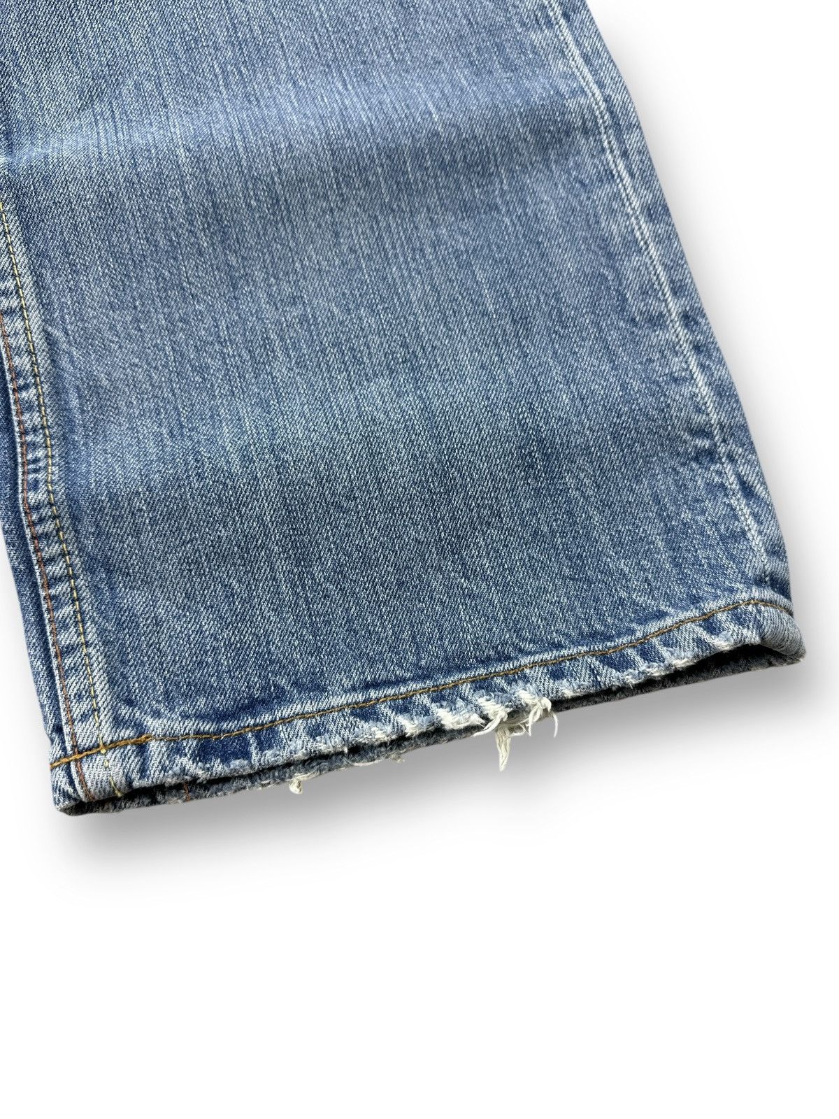 Levi's Vintage 00’s Levis Jeans Ripped Distressed Denim W33 L36 Size US 33 - 4 Thumbnail
