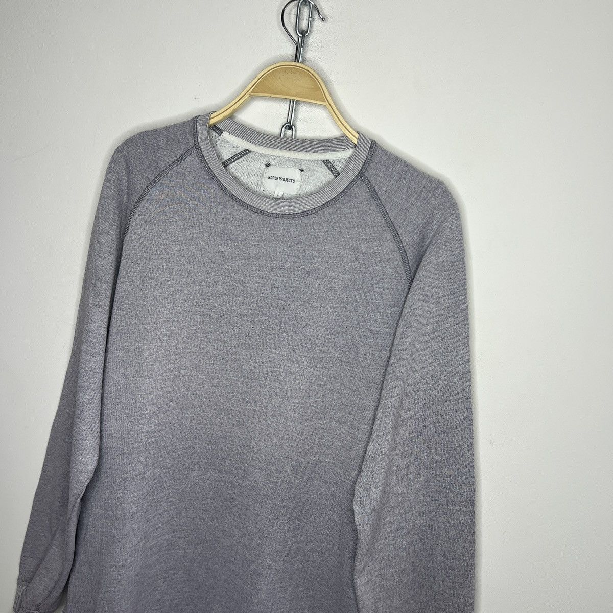 Designer × Norse Projects NORSE PROJECTS Distressed Vorm Moulinex Sweatshirt SS13 Size US L / EU 52-54 / 3 - 2 Thumbnail