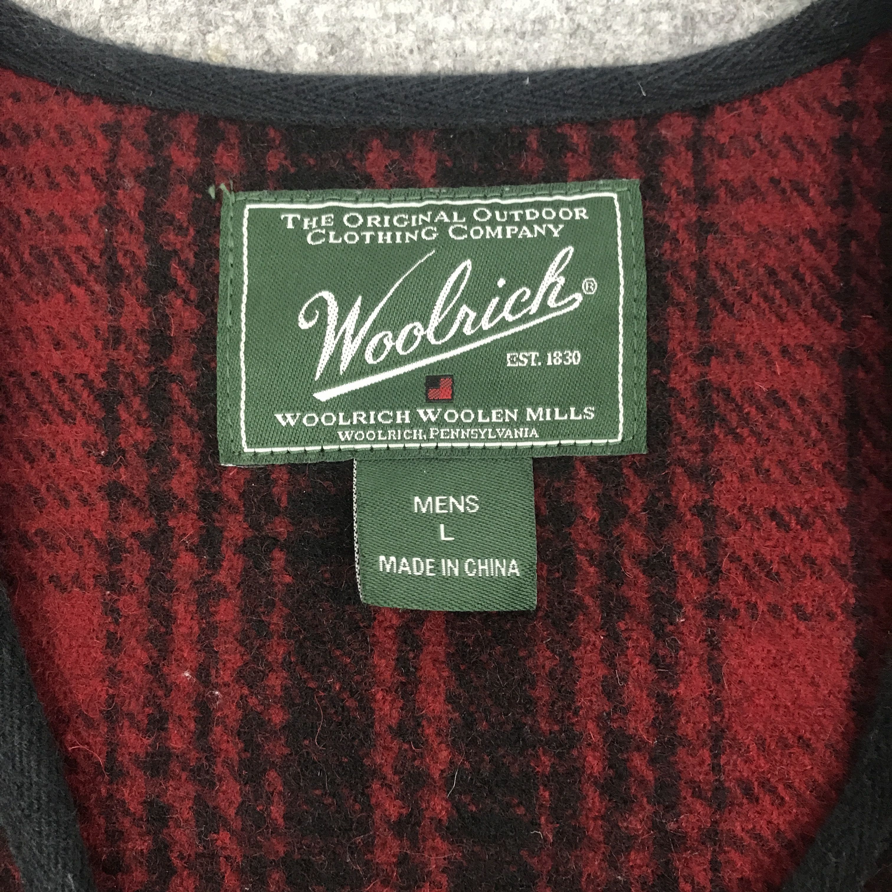 Woolrich Woolen Mills Rare woolrich flannal zipper vest Size US L / EU 52-54 / 3 - 6 Thumbnail