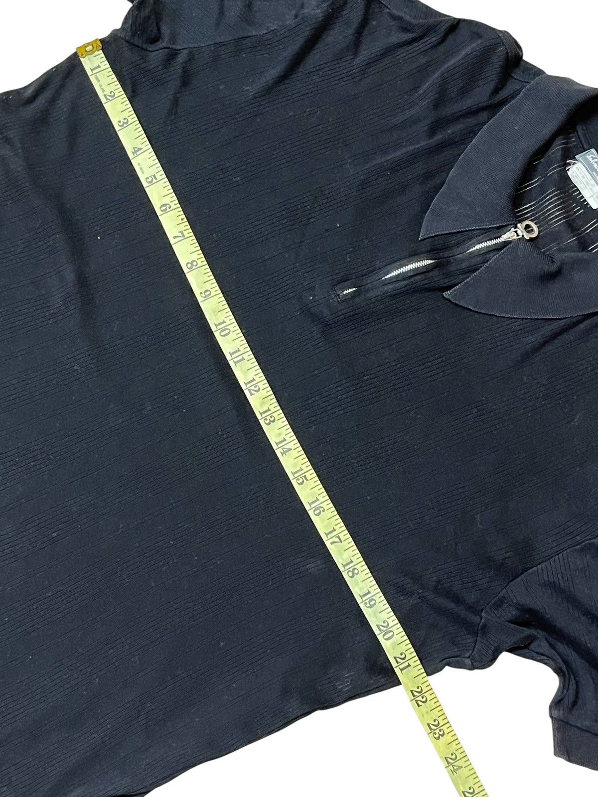 Salvatore Ferragamo Vintage SALVATORE FERRAGAMO 1/2 zipper polo shirts Size US L / EU 52-54 / 3 - 10 Thumbnail