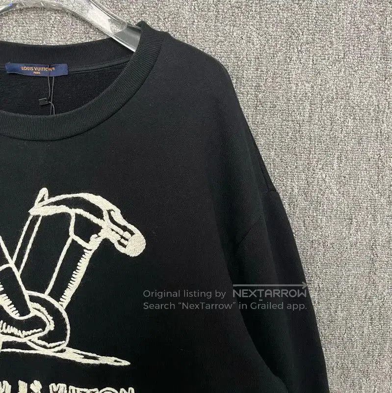 Louis Vuitton Louis Vuitton Black Knit Sweater for Men . Size US XXL / EU 58 / 5 - 4 Thumbnail