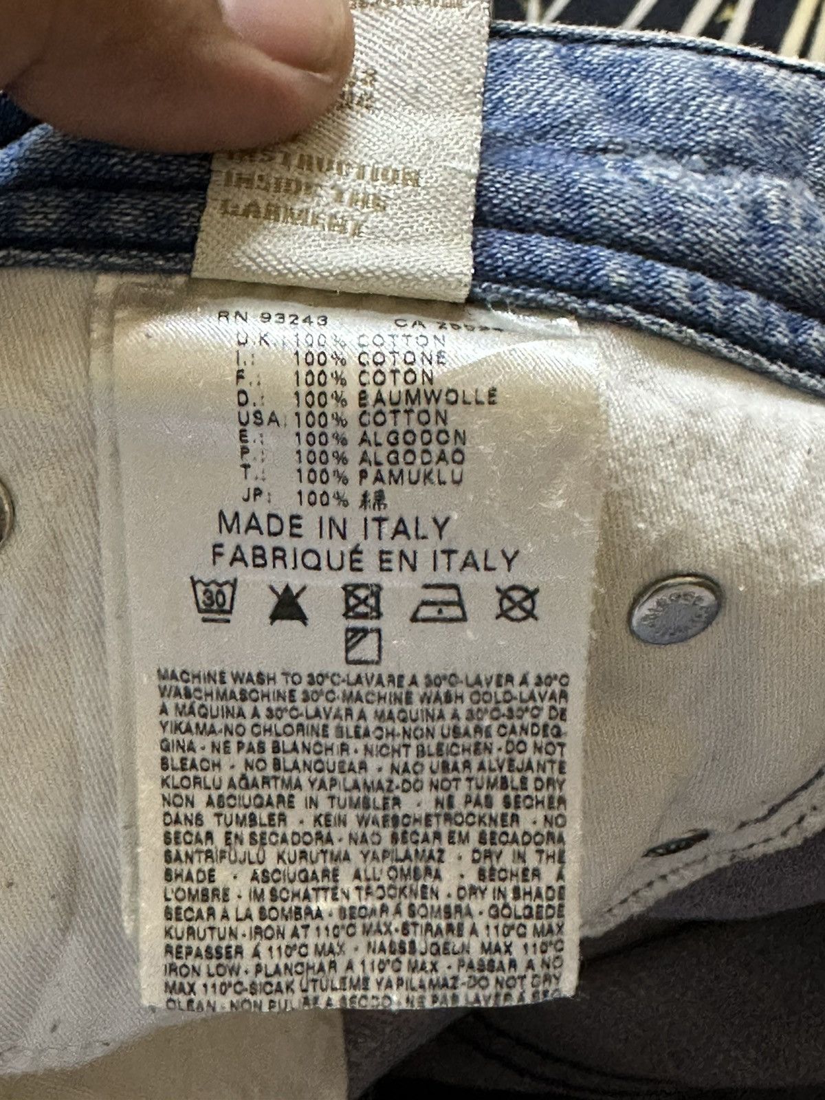 Diesel Vintage Diesel Viker Baggy Mudwash Faded Denim Size US 40 / EU 56 - 10 Thumbnail