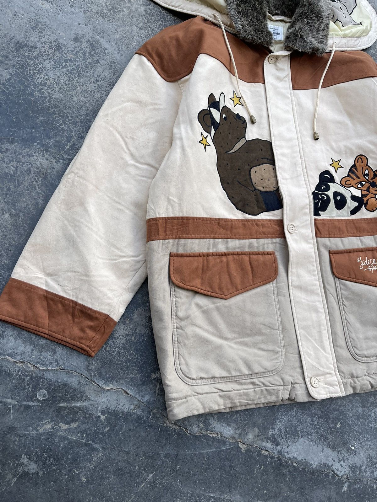 Jean Charles De Castelbajac × Vintage Vintage Castlebajac Family Collection Split Hood Jacket Size US L / EU 52-54 / 3 - 5 Thumbnail