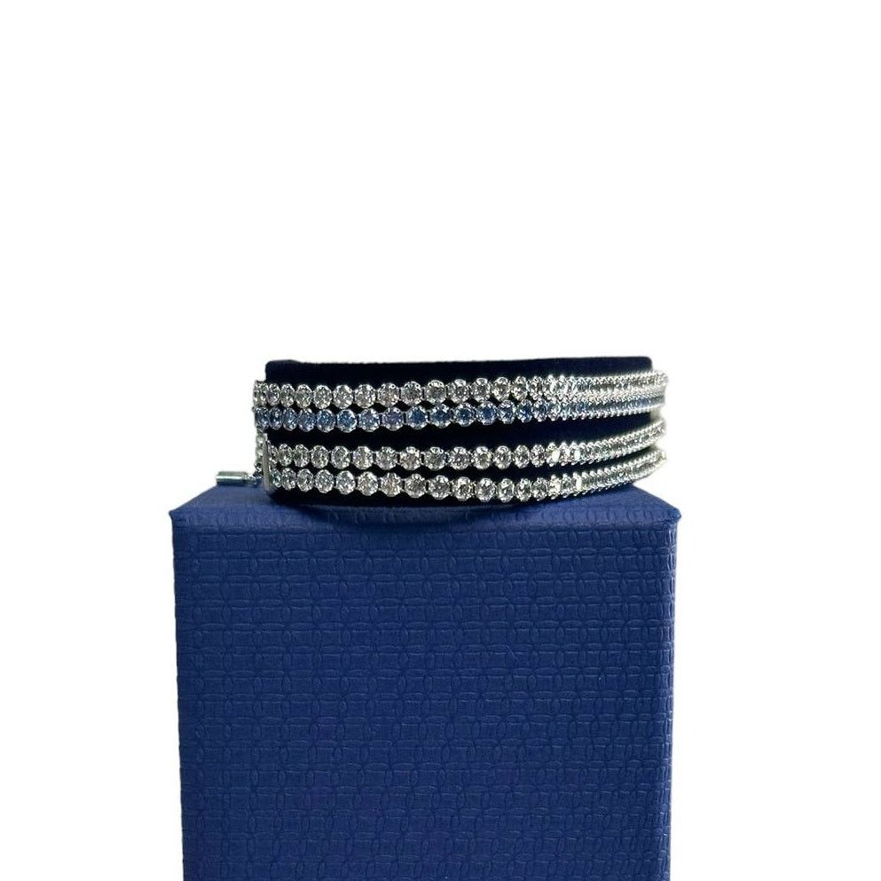 Swarovski Swarovski Set Subtle Clear and Blue Crystals Bracelets Size ONE SIZE - 5 Thumbnail