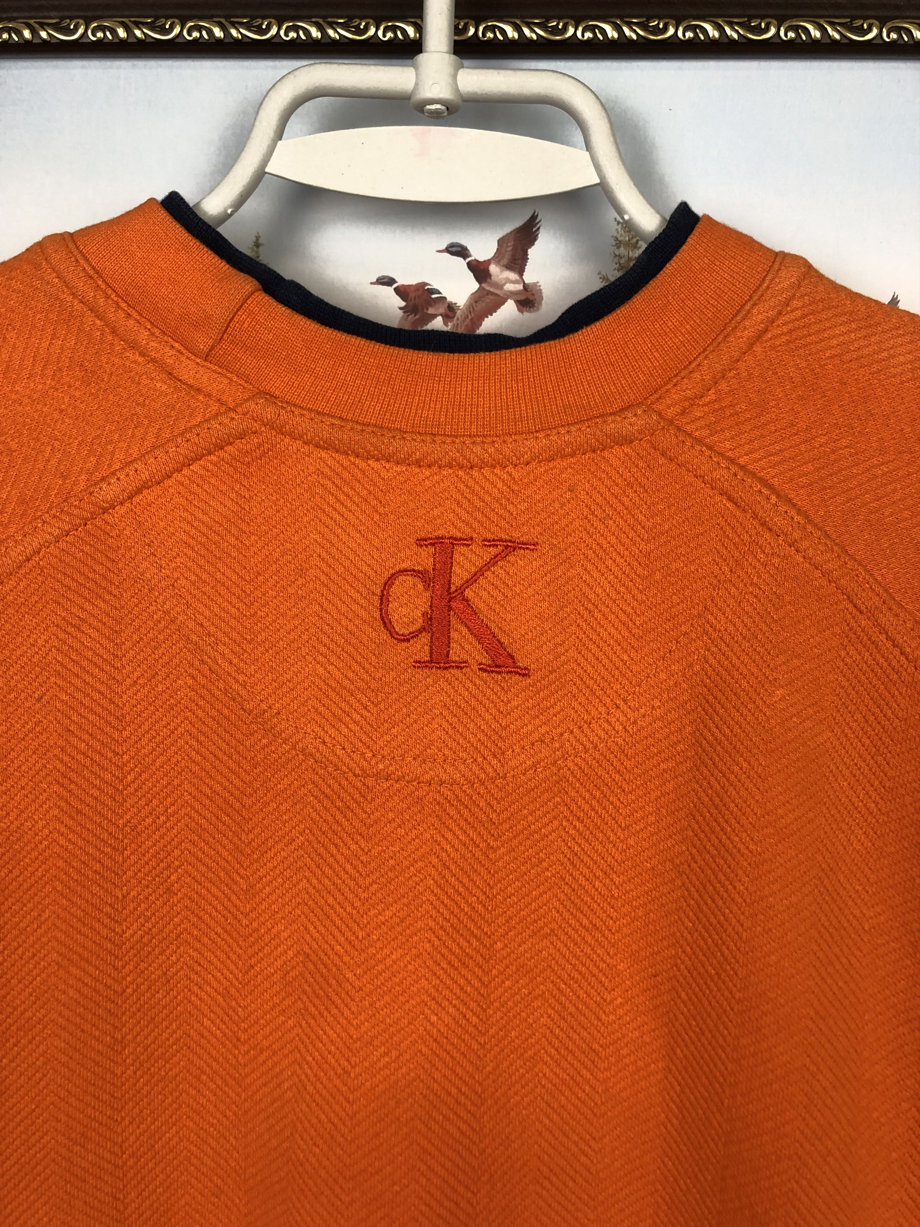 Calvin Klein Vintage 90's Calvin Klein Logo Sweatshirt Crewneck Hype Size US L / EU 52-54 / 3 - 12 Thumbnail