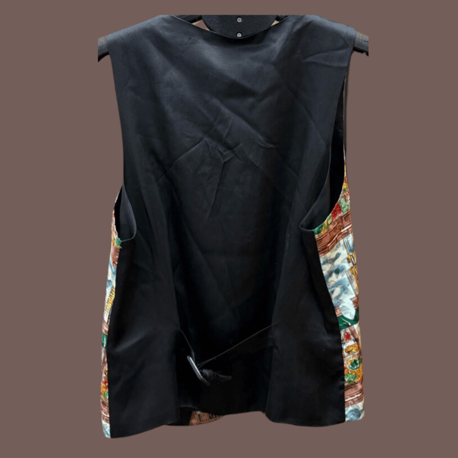 Nicole Miller VTG Silk Vest | Nicole Miller NYC Scene | 90s Gallerywear Size M / US 6-8 / IT 42-44 - 2 Thumbnail