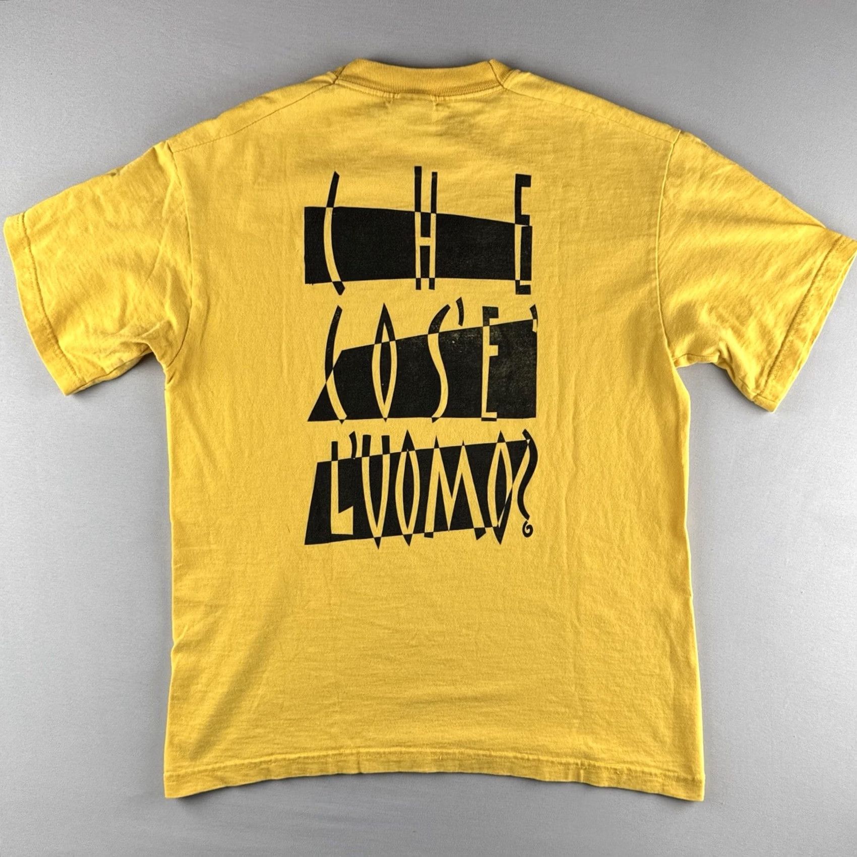 Vintage VINTAGE Screen Stars Tee 90s T-Shirt Mens M Yellow Cotton Short Sleeve Crew Neck 1990s 1990s Size US M / EU 48-50 / 2 - 7 Thumbnail