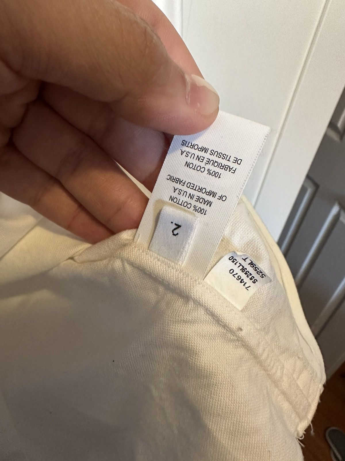 Thom Browne Thom Browne White Oxford Armbands stripes Medium Size US M / EU 48-50 / 2 - 3 Thumbnail