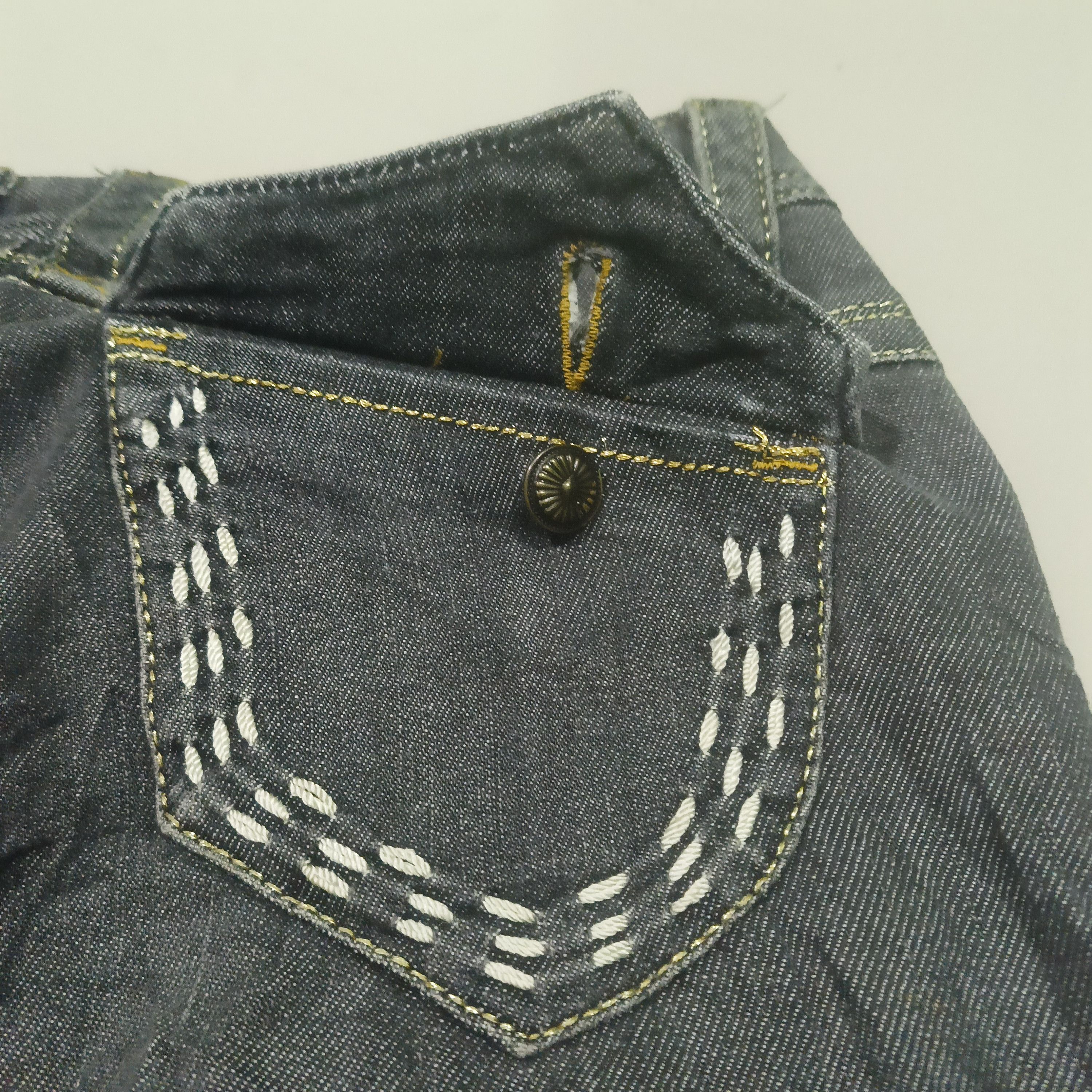 Japanese Brand Distressed Bootcut M.A. Japanese tribal pocket design Jeans Size US 28 / EU 44 - 14 Thumbnail