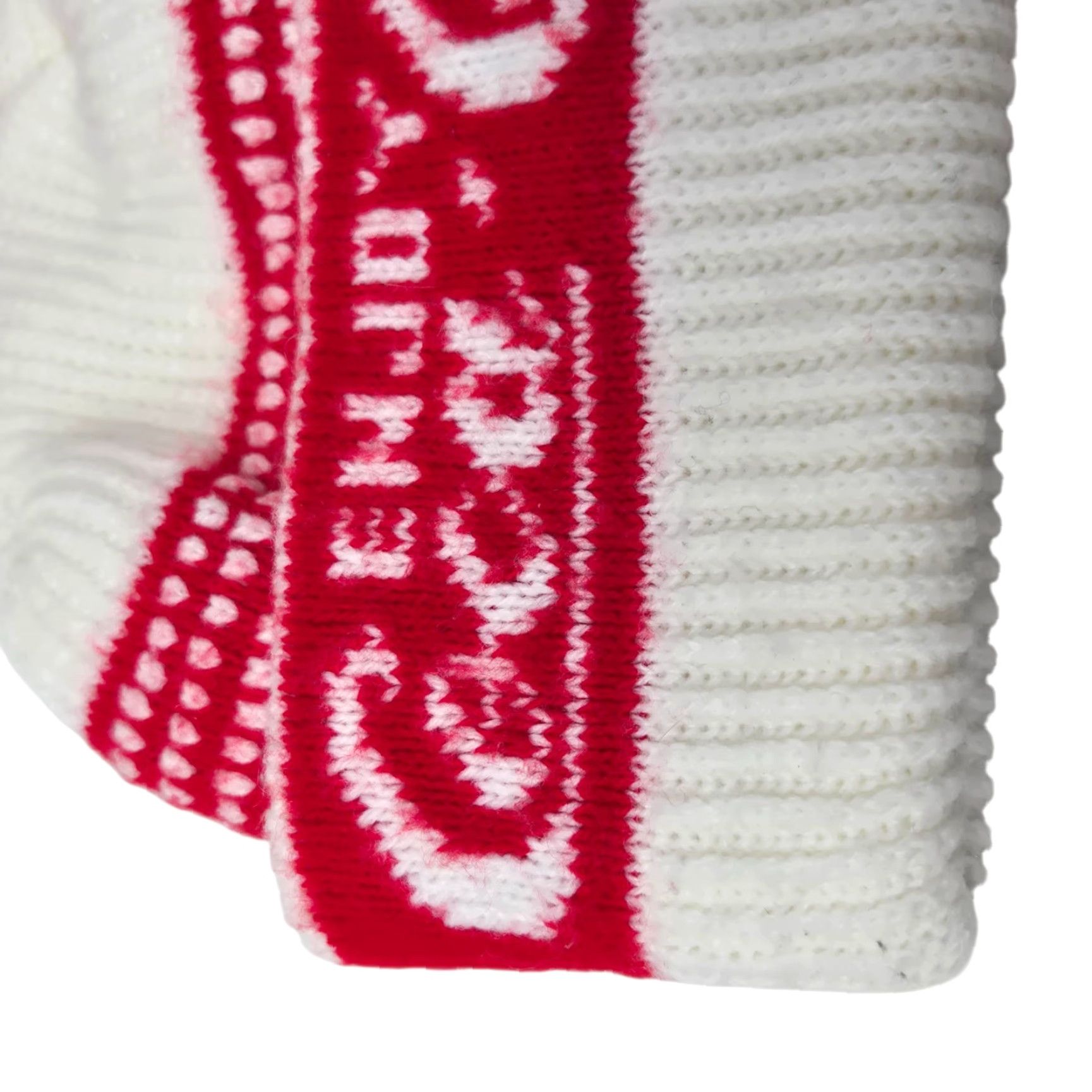 Vintage VINTAGE Coca Cola Beanie Hat Cap White & Red Knit Pom Pom Beanie Coca Cola Style Stretch Fit One Size Adults Womens Mens Girls Boys 1990s Size ONE SIZE - 7 Thumbnail